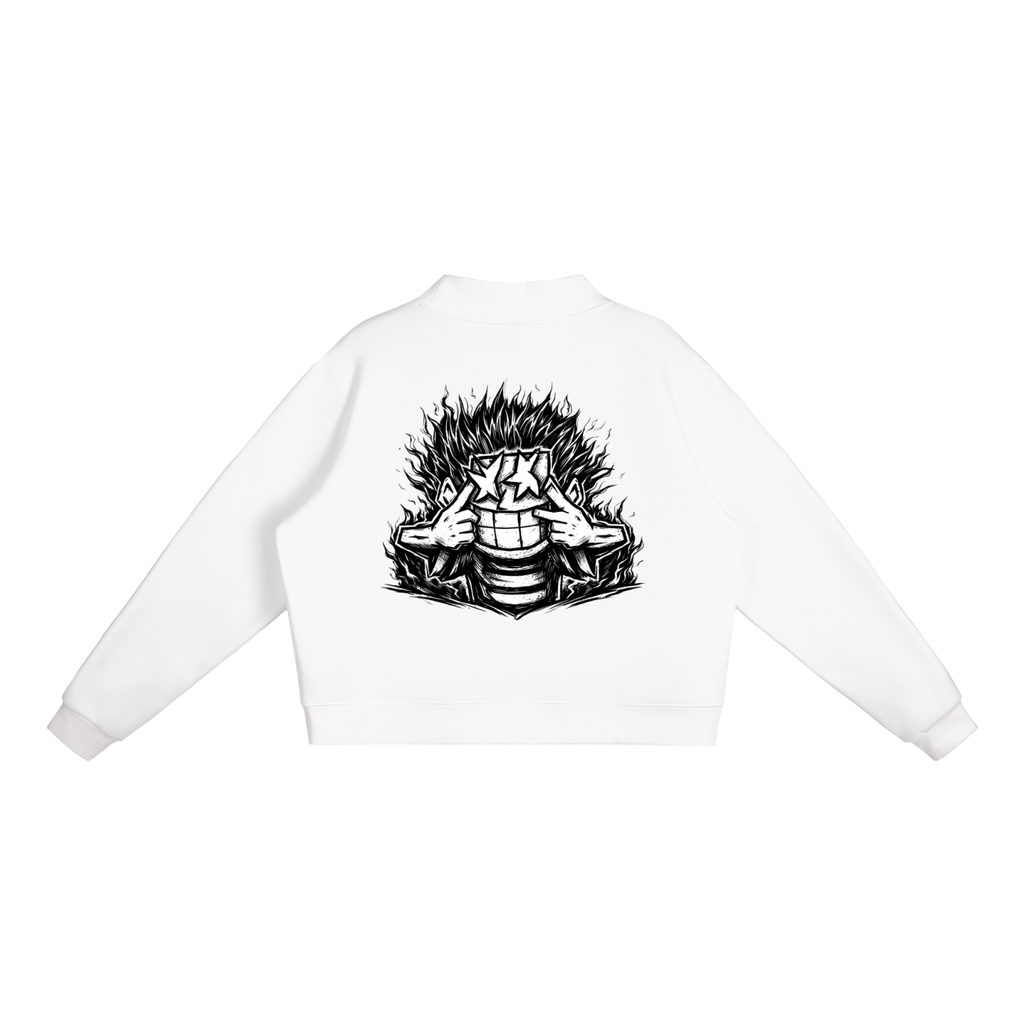 WILDCHILD Essential Fleece Mock-Neck Crew Sweatshirt
