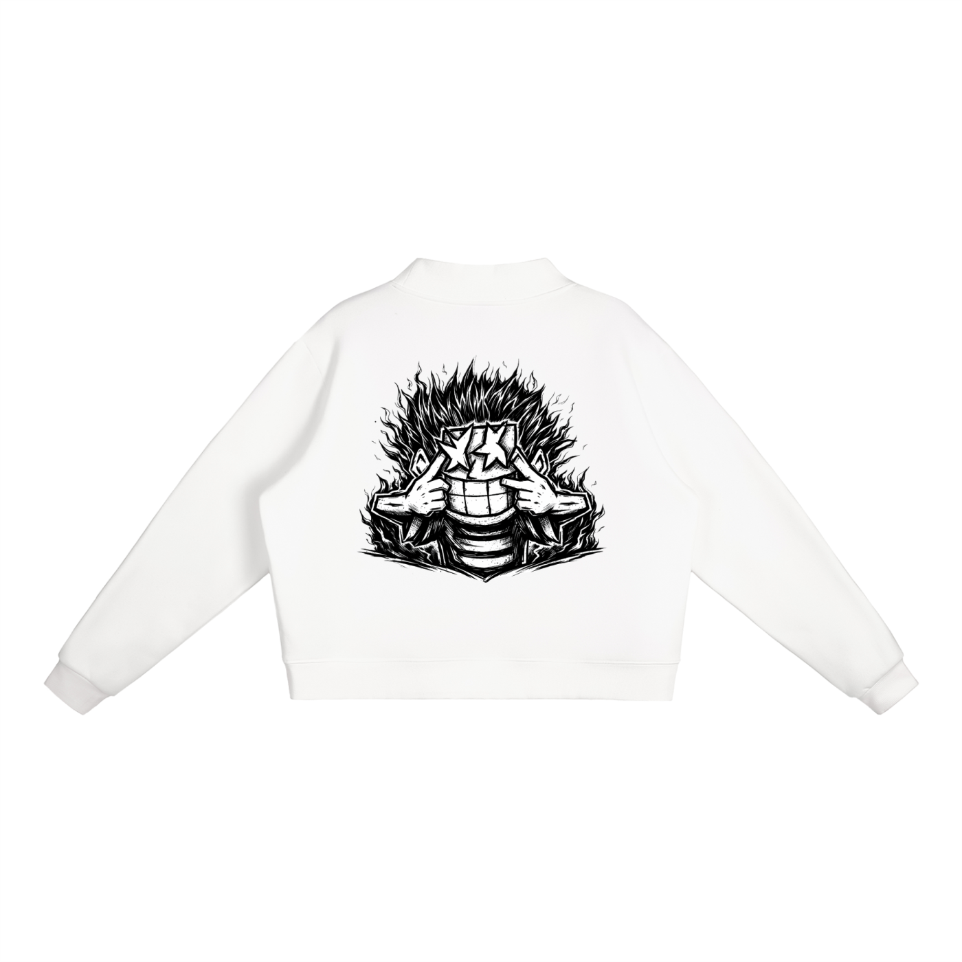 WILDCHILD Essential Fleece Mock-Neck Crew Sweatshirt