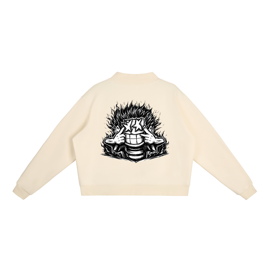 WILDCHILD Essential Fleece Mock-Neck Crew Sweatshirt