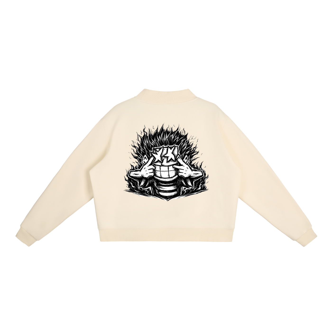 WILDCHILD Essential Fleece Mock-Neck Crew Sweatshirt