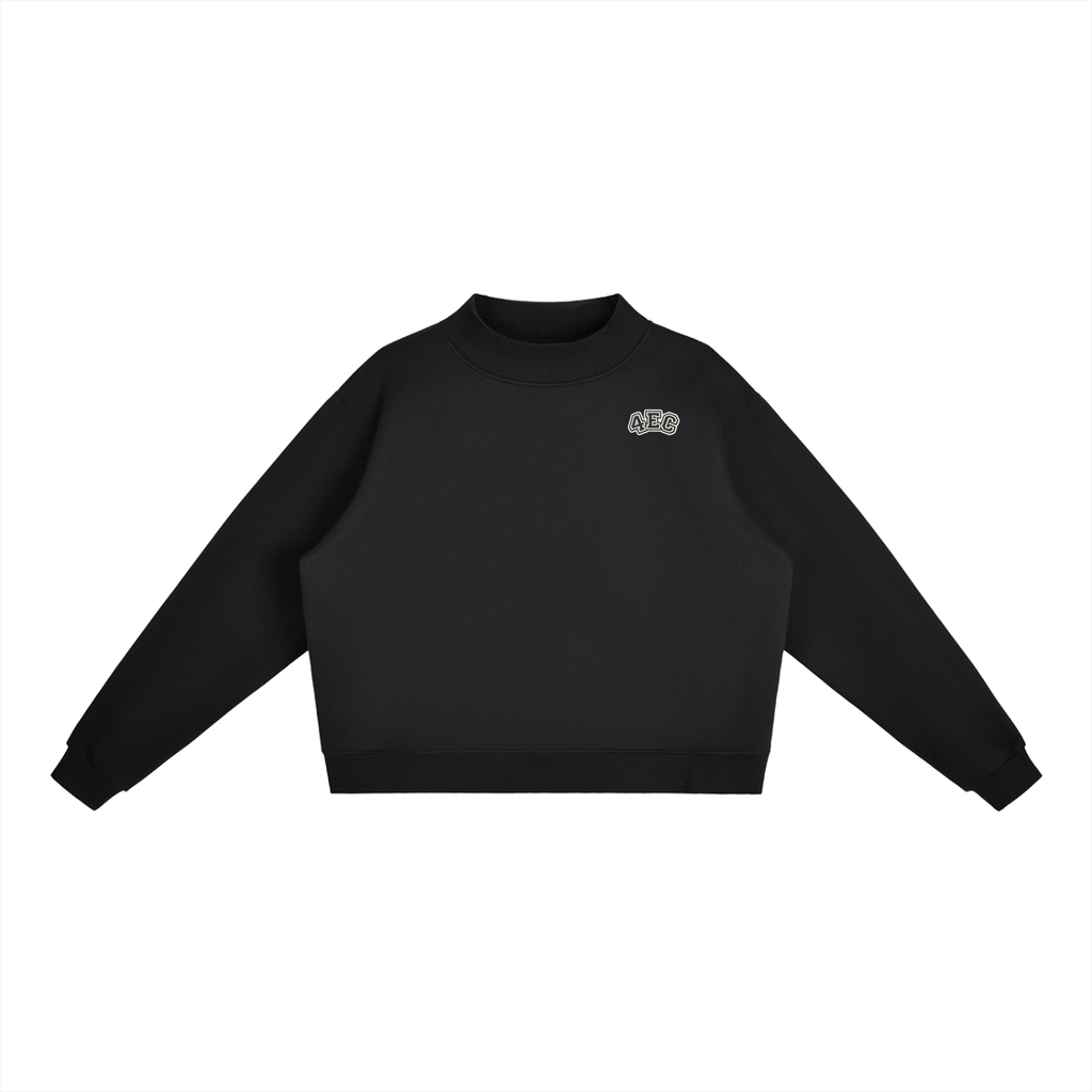 WILDCHILD Essential Fleece Mock-Neck Crew Sweatshirt