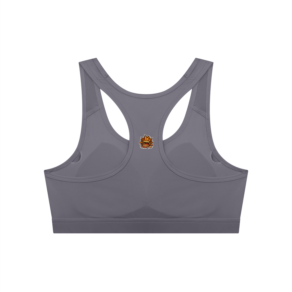 4EVERCRAZY Women's Cropped Sports Bra