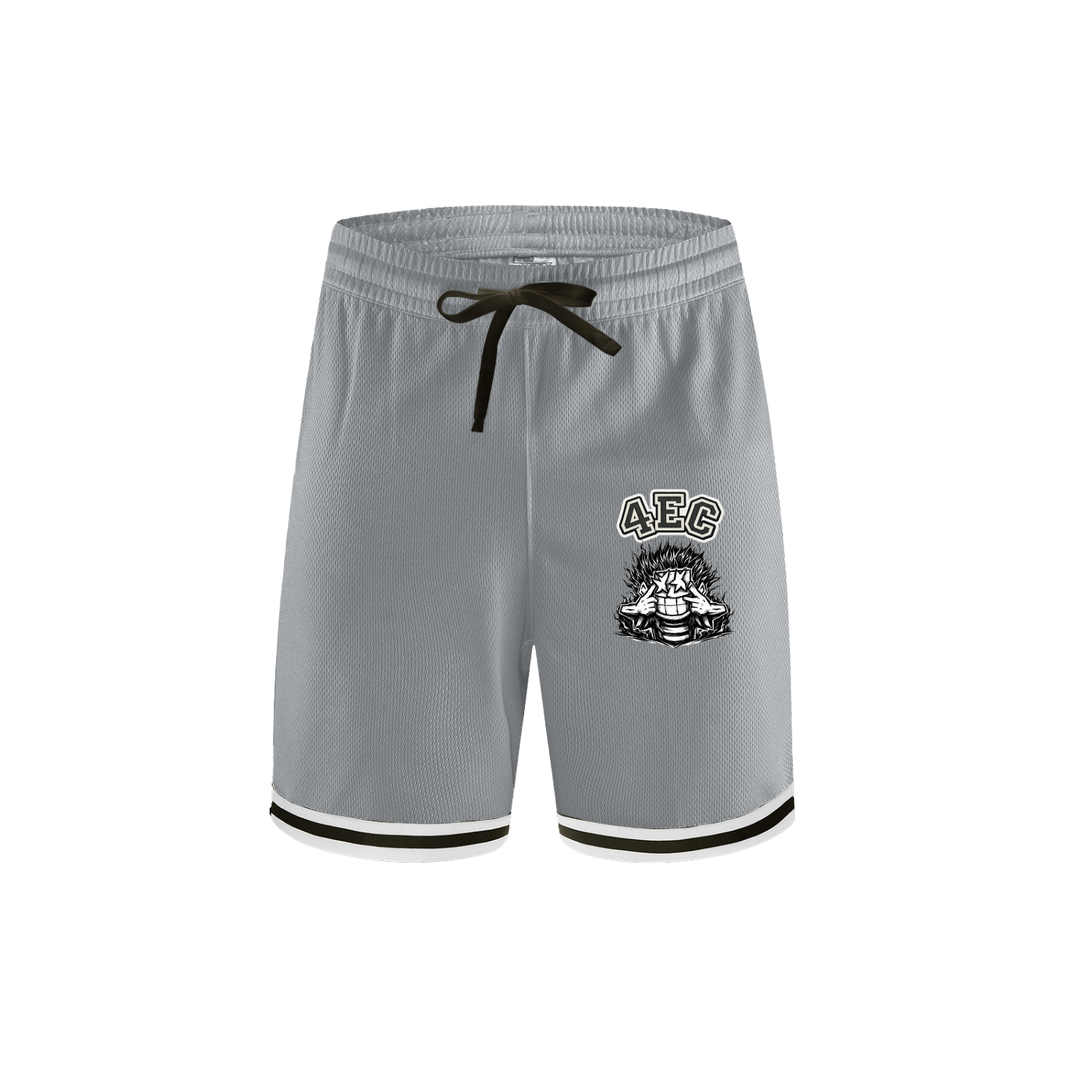 4EC Classic Stripe Trim Basketball Shorts