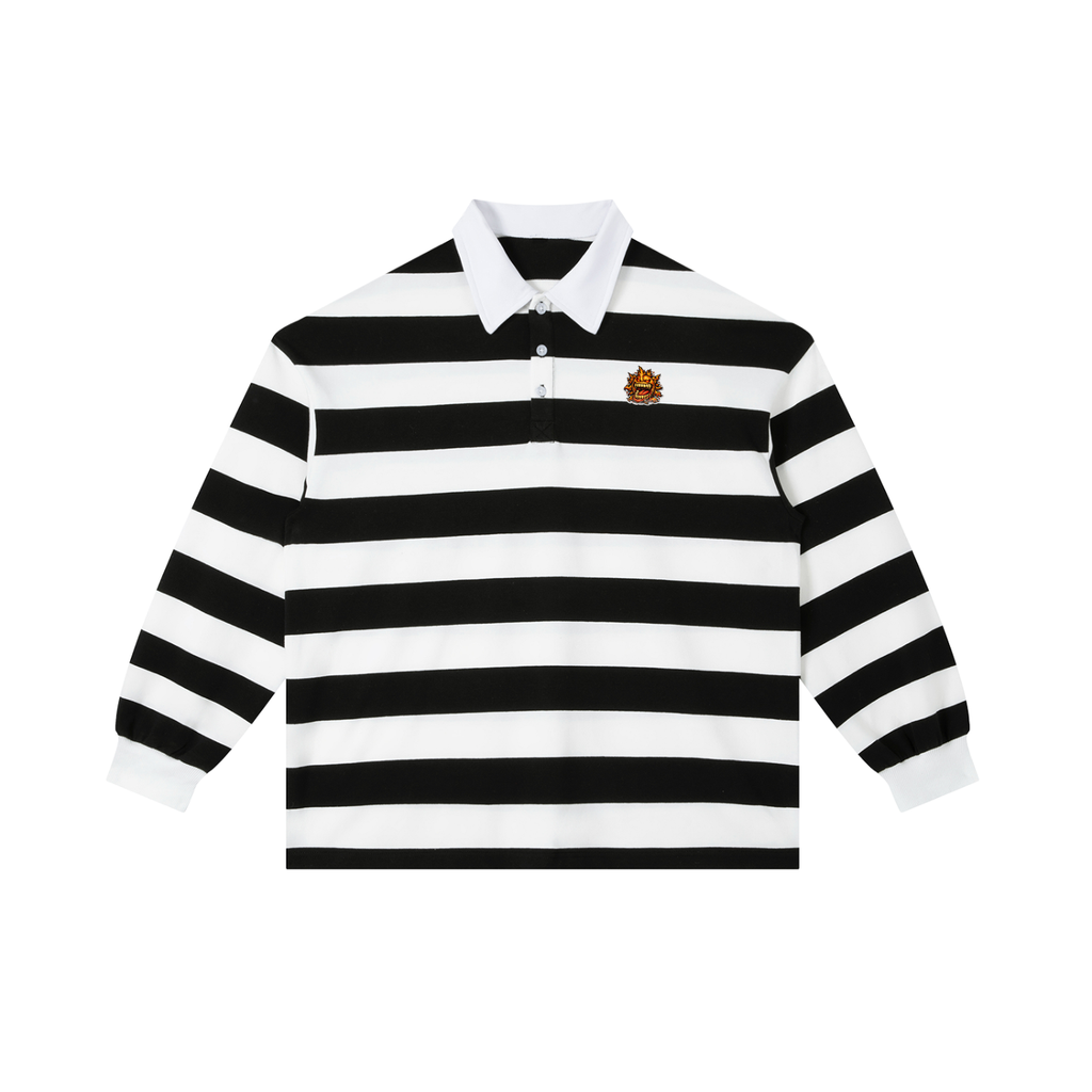 4EVERCRAZY Stripe Polo Shirt