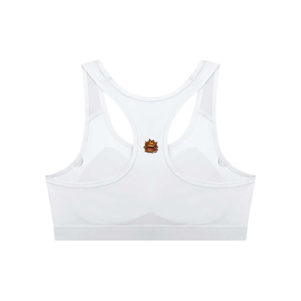 4EVERCRAZY Women's Cropped Sports Bra