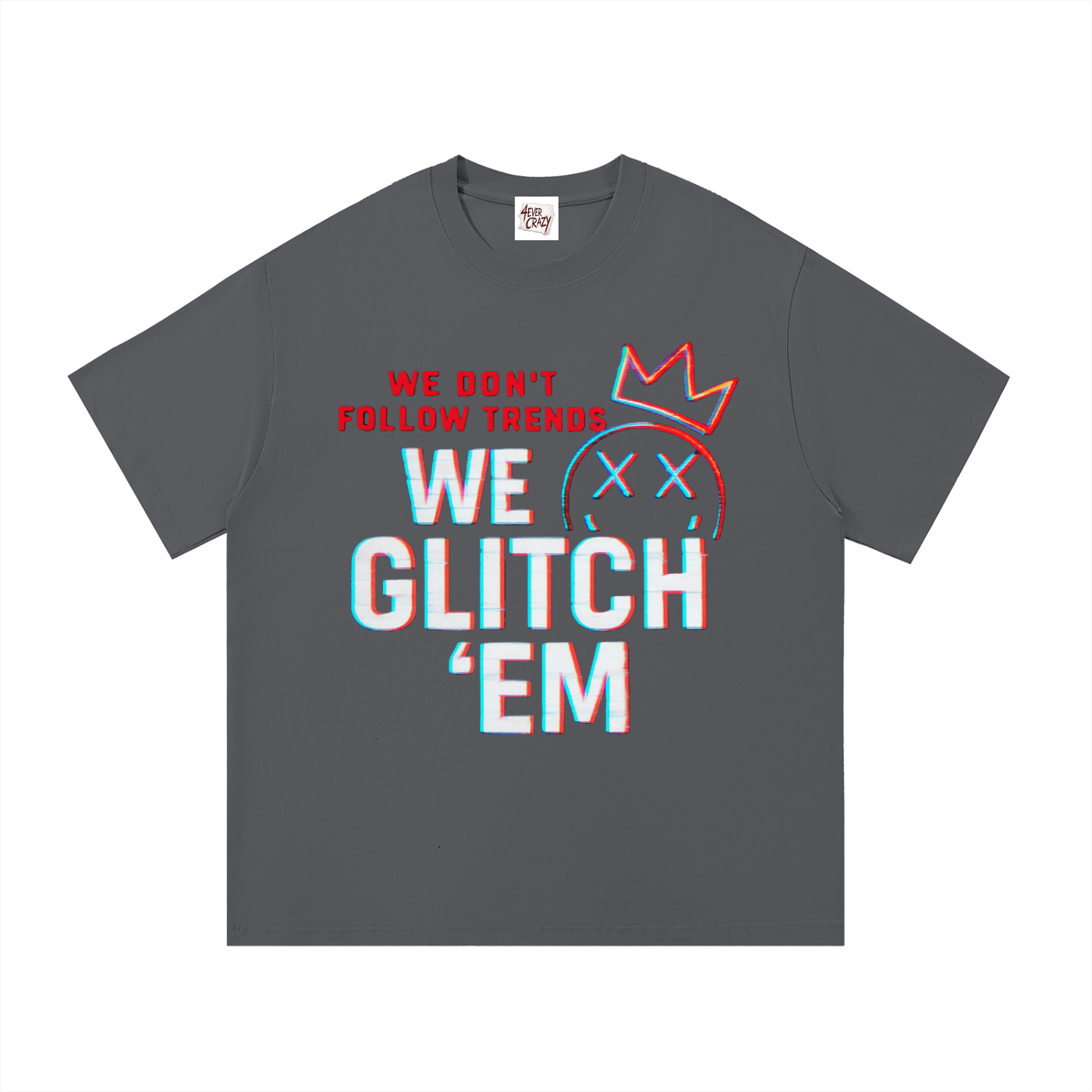 GLITCH ‘EM Essential Cotton T-Shirt