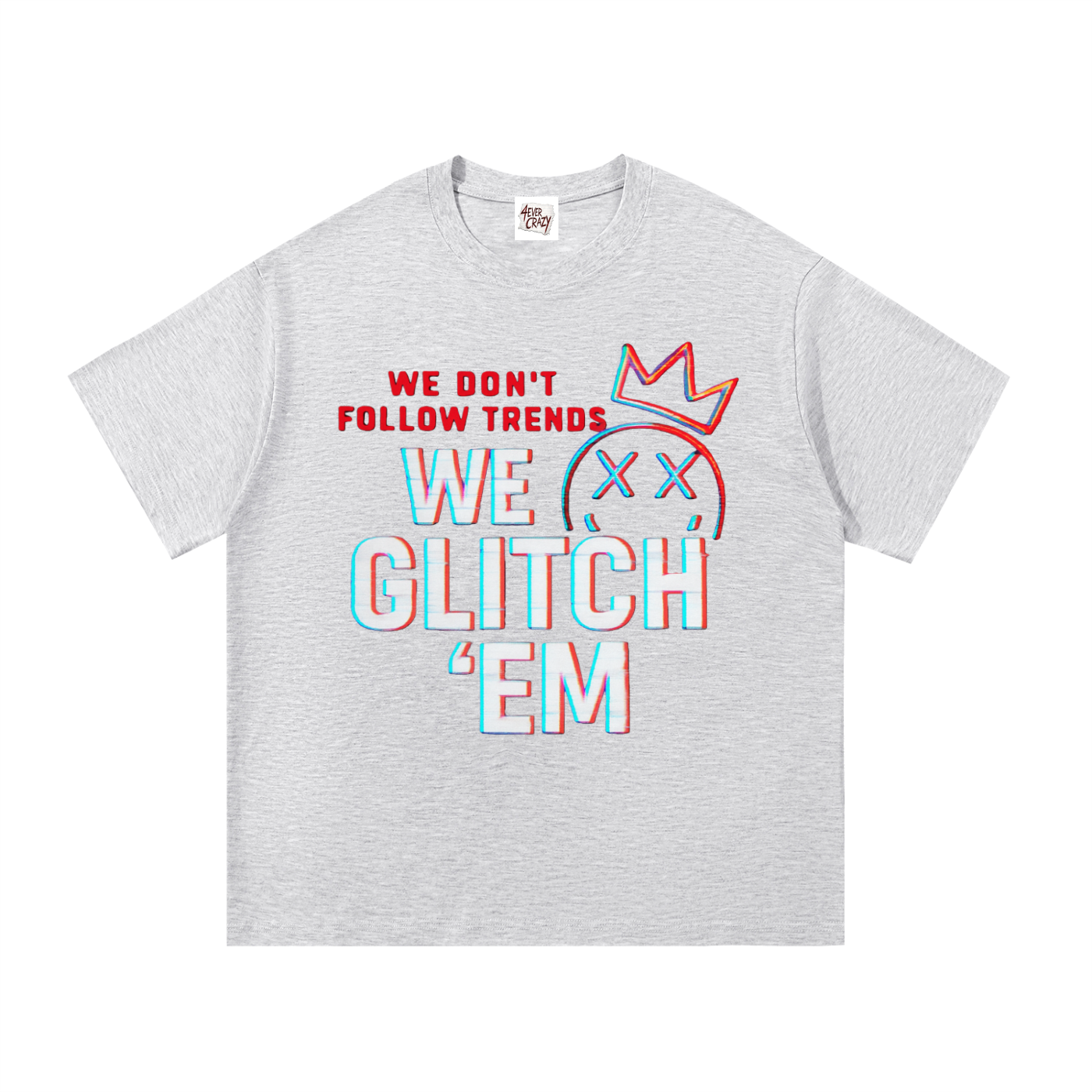 GLITCH ‘EM Essential Cotton T-Shirt