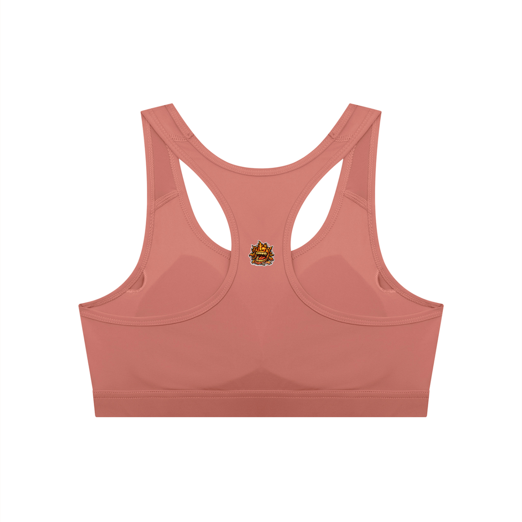 4EVERCRAZY Women's Cropped Sports Bra