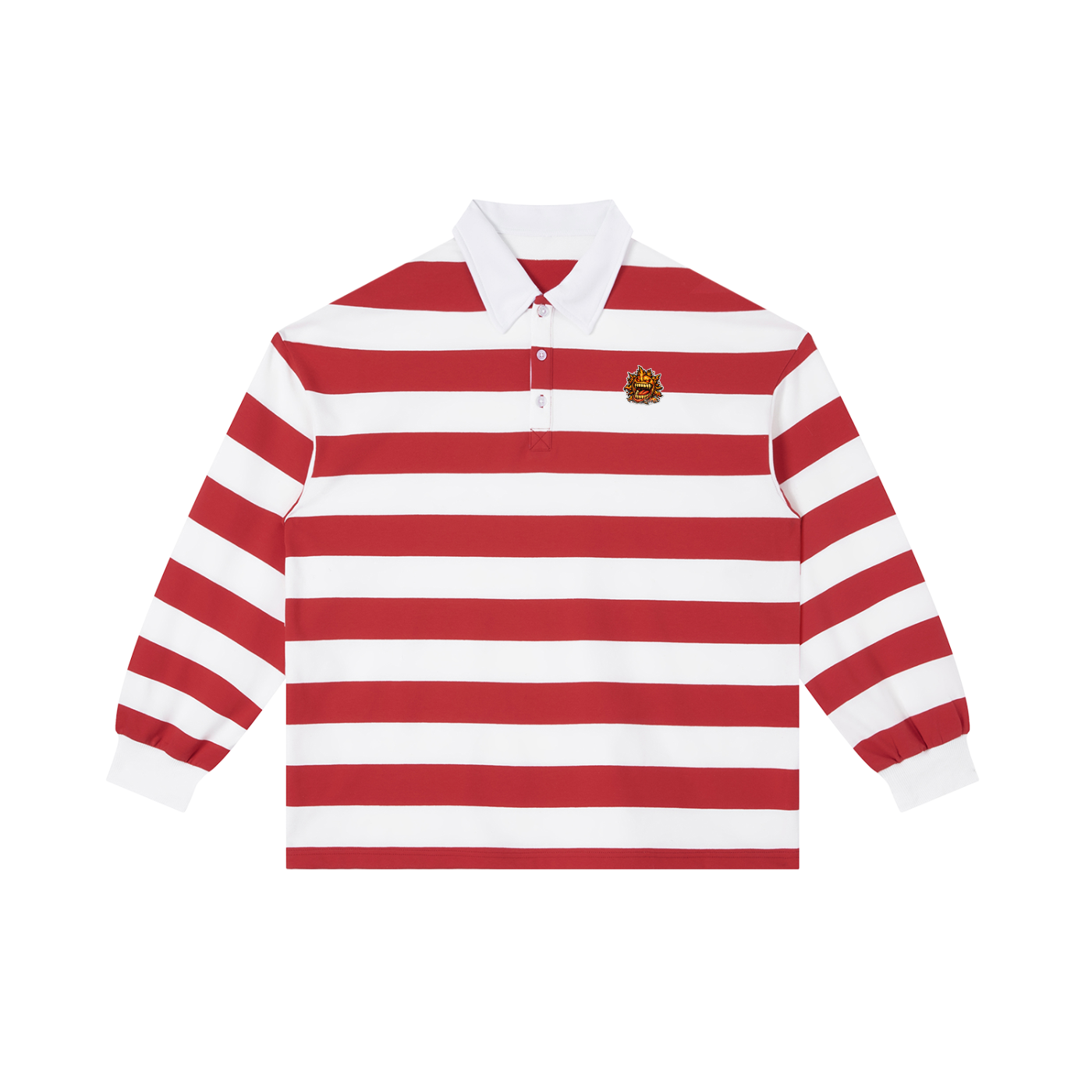 4EVERCRAZY Stripe Polo Shirt