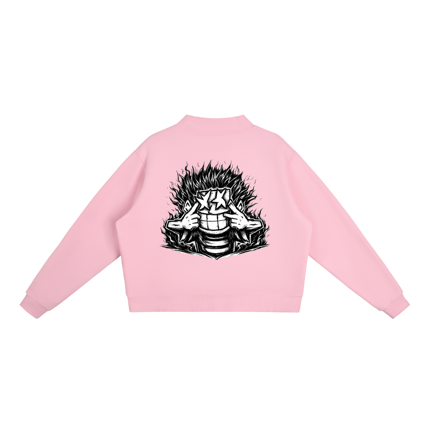 WILDCHILD Essential Fleece Mock-Neck Crew Sweatshirt
