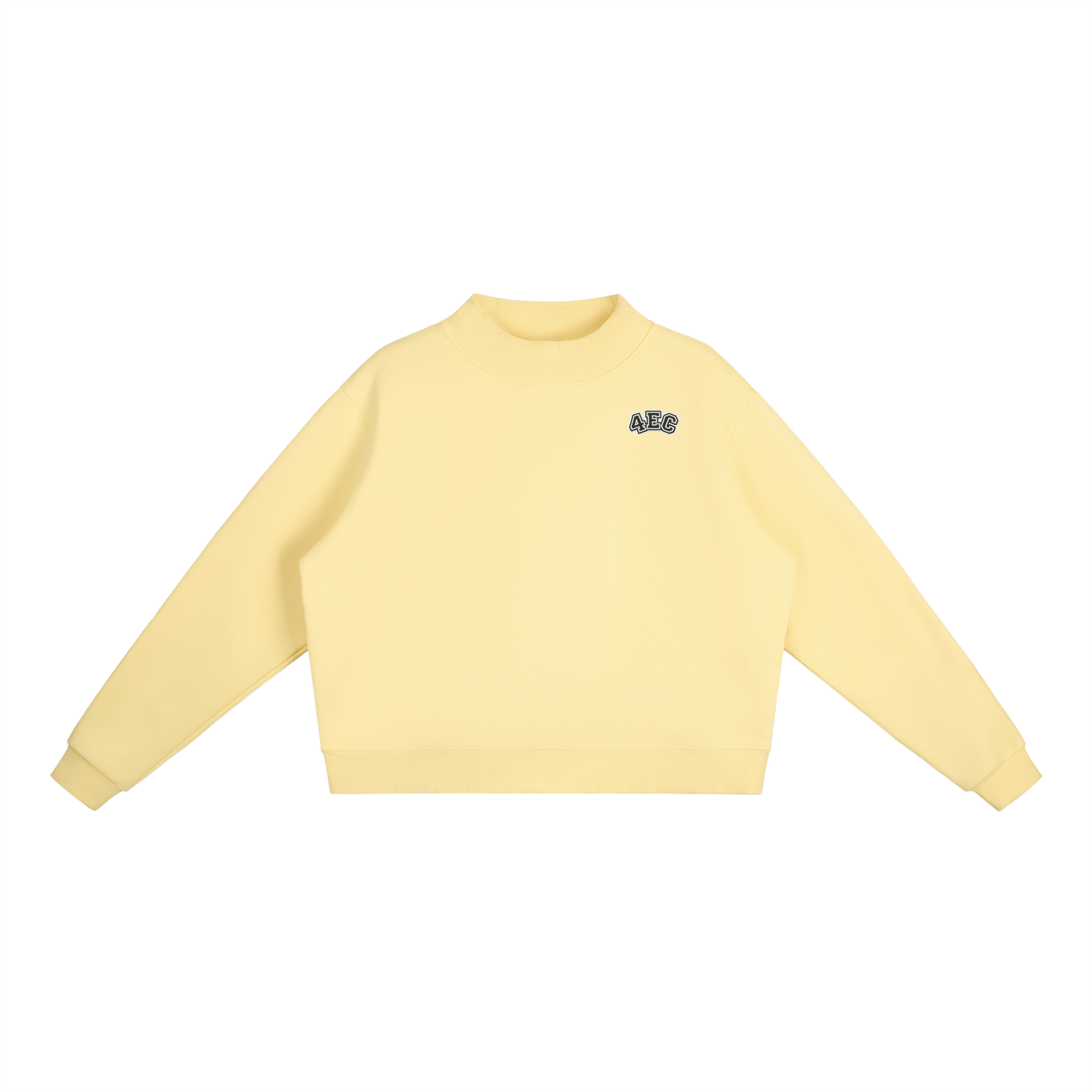 WILDCHILD Essential Fleece Mock-Neck Crew Sweatshirt