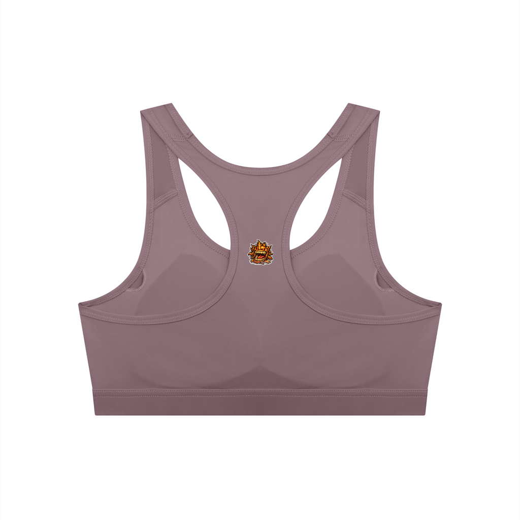 4EVERCRAZY Women's Cropped Sports Bra