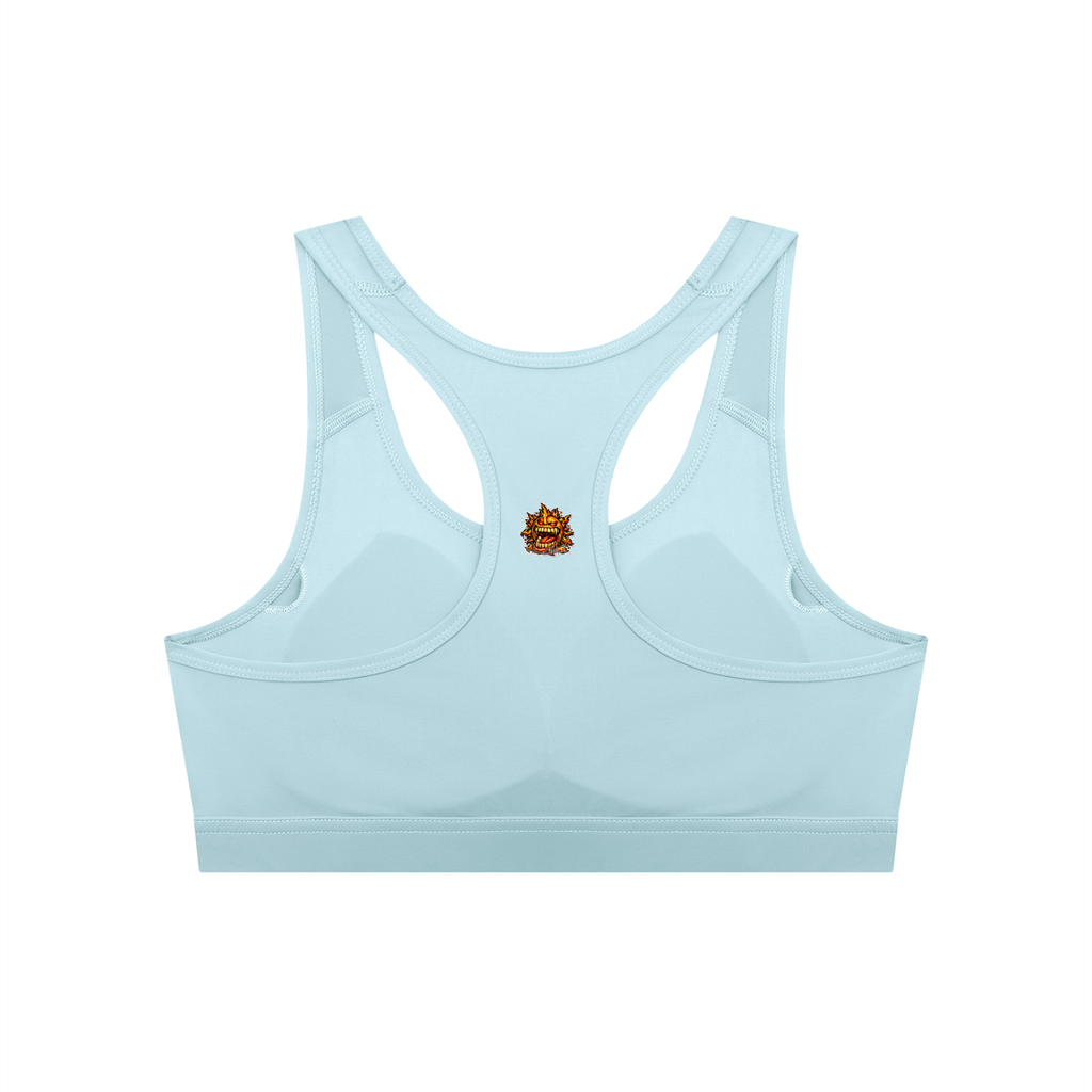4EVERCRAZY Women's Cropped Sports Bra