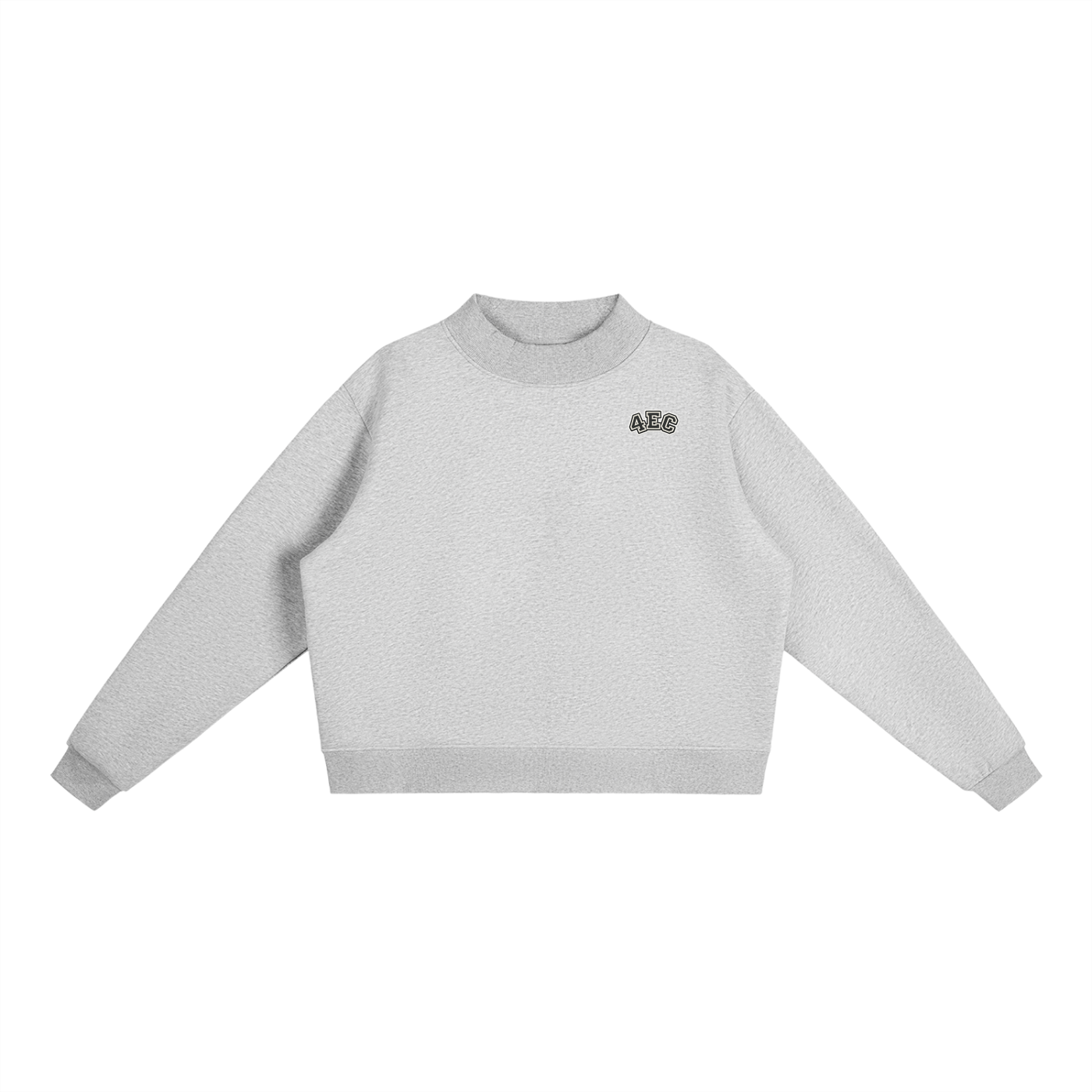 WILDCHILD Essential Fleece Mock-Neck Crew Sweatshirt