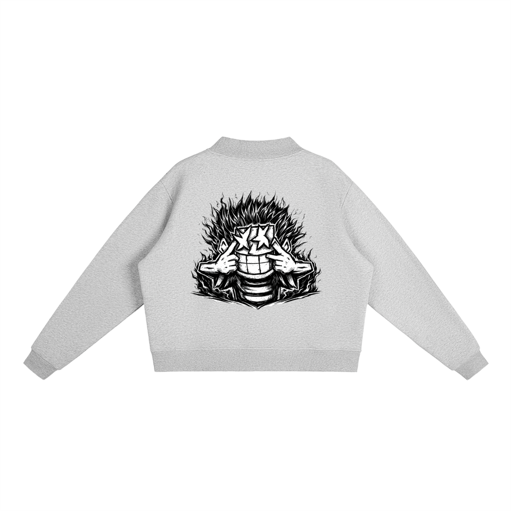 WILDCHILD Essential Fleece Mock-Neck Crew Sweatshirt