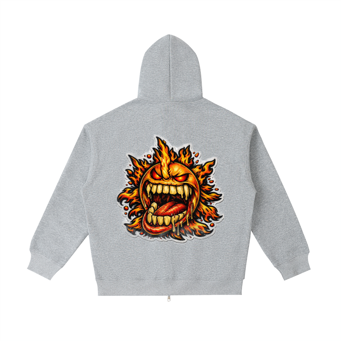 4EVERCRAZY Essential Heavyweight Pocket Zip-Up Hoodie