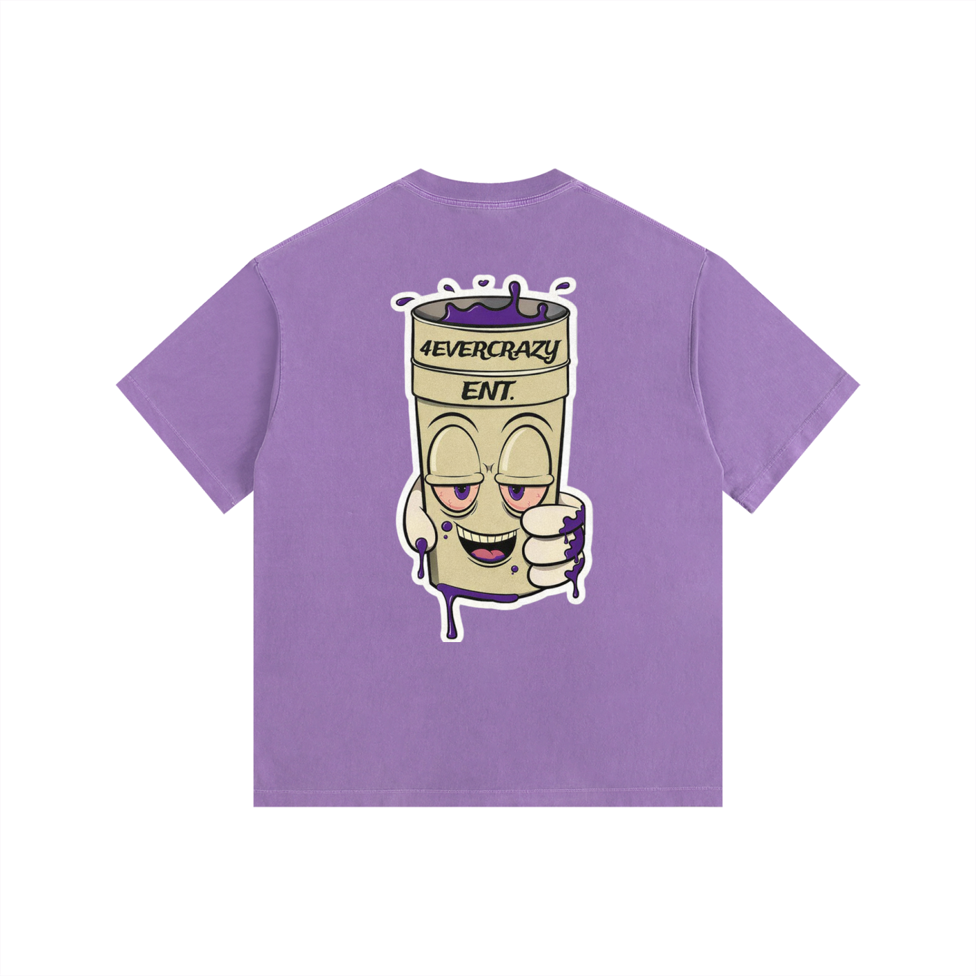 Double Cup Vintage Washed Oversized Cotton T-Shirt