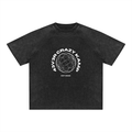 4EVERCRAZY KAMP Mineral Wash Raw Edge T-Shirt