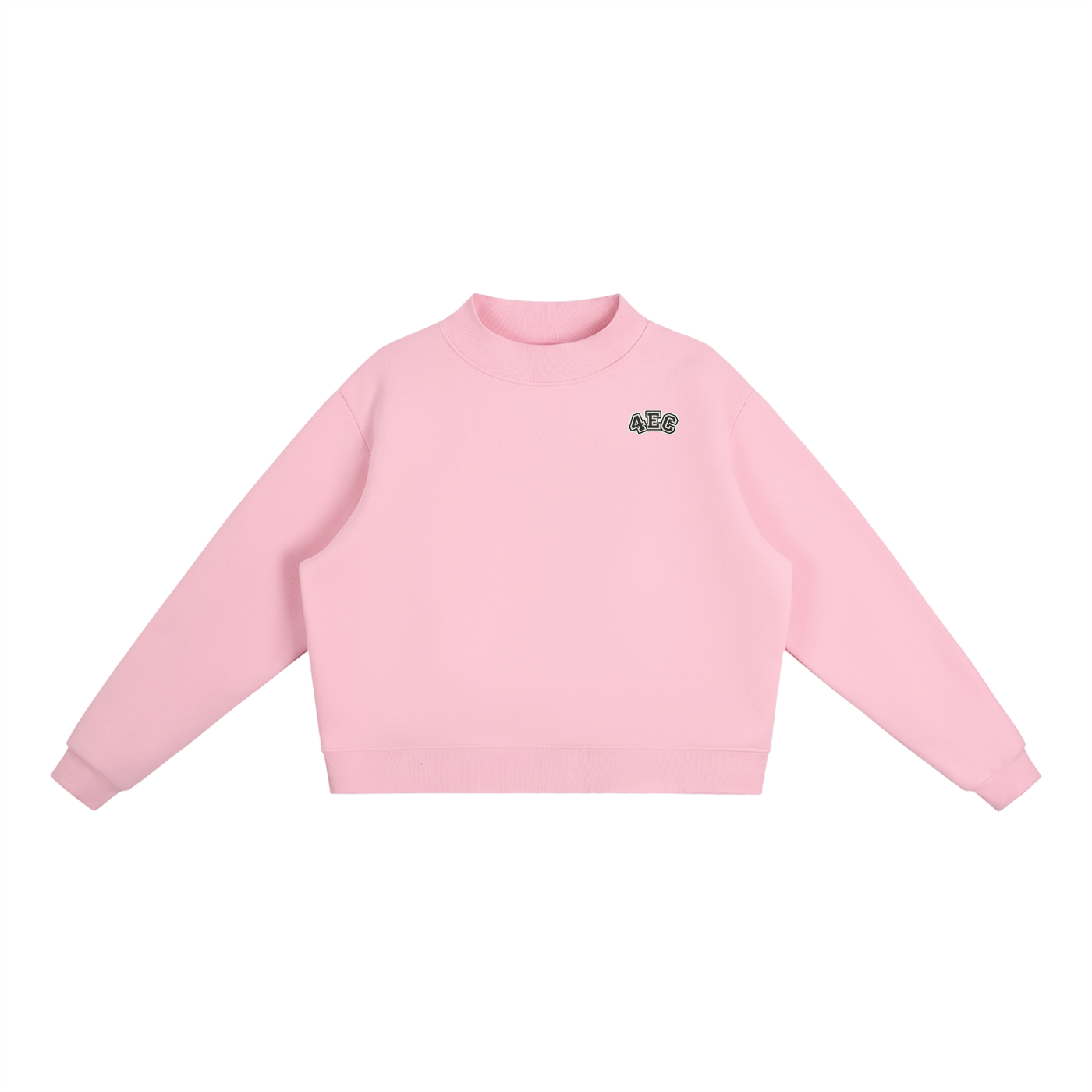 WILDCHILD Essential Fleece Mock-Neck Crew Sweatshirt