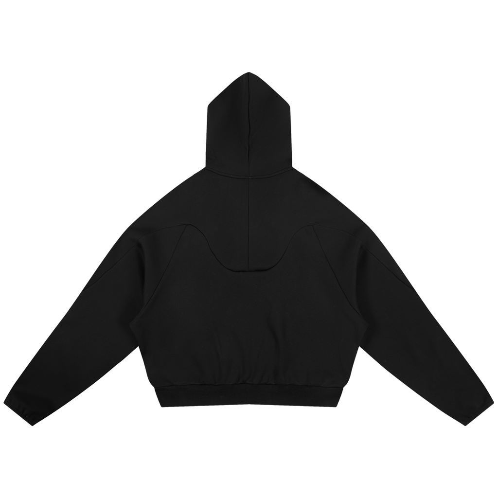 4EVERCRAZY Curved Panel Raglan Hoodie