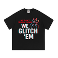 GLITCH ‘EM Essential Cotton T-Shirt