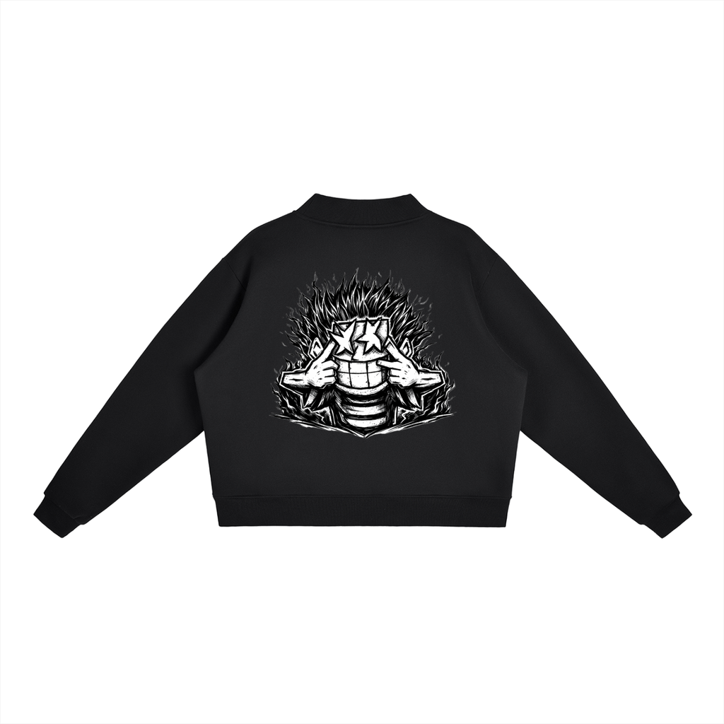 WILDCHILD Essential Fleece Mock-Neck Crew Sweatshirt