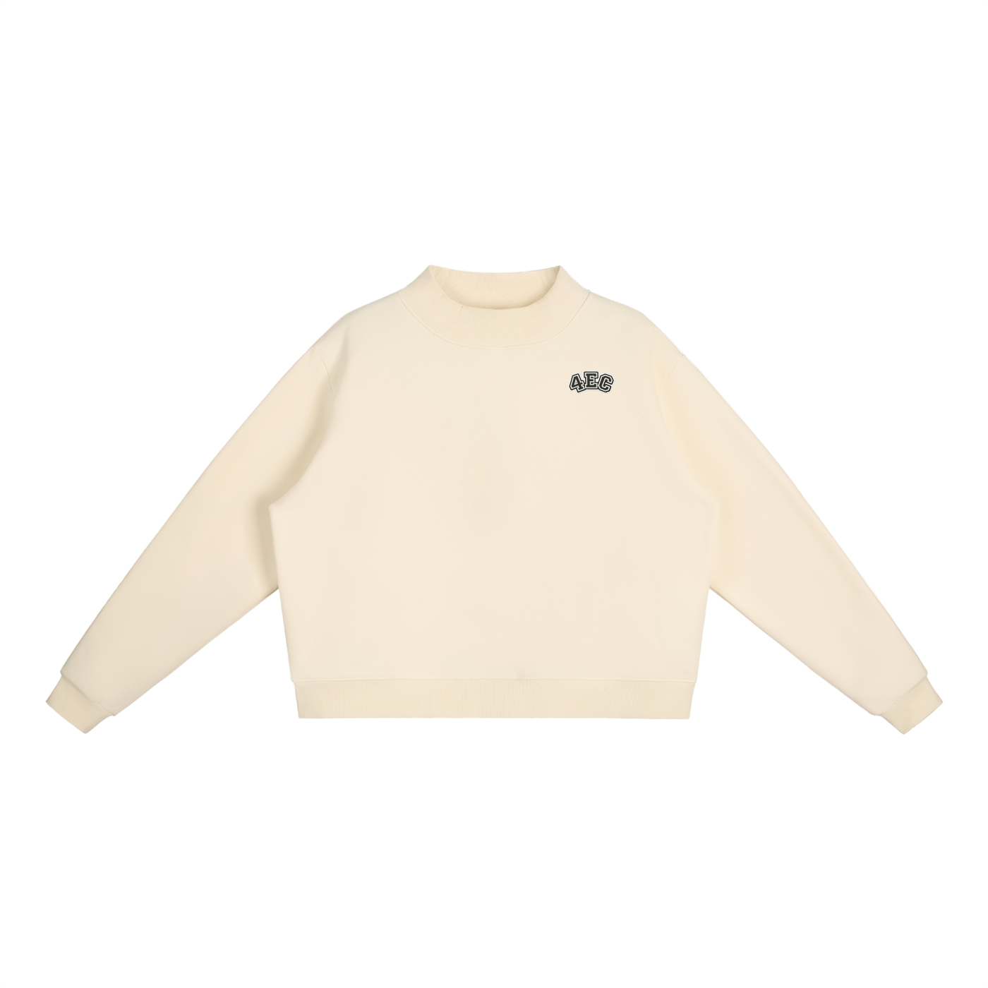 WILDCHILD Essential Fleece Mock-Neck Crew Sweatshirt