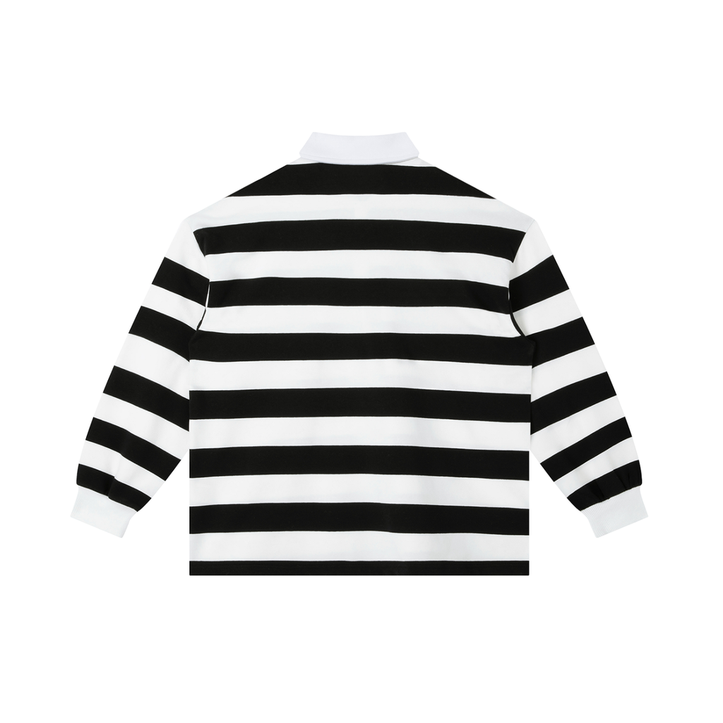 4EVERCRAZY Stripe Polo Shirt