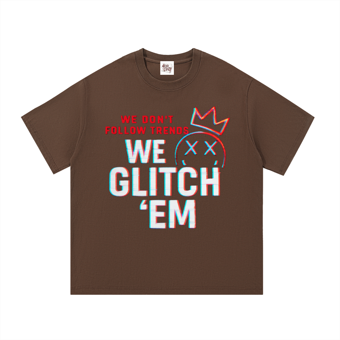 GLITCH ‘EM Essential Cotton T-Shirt