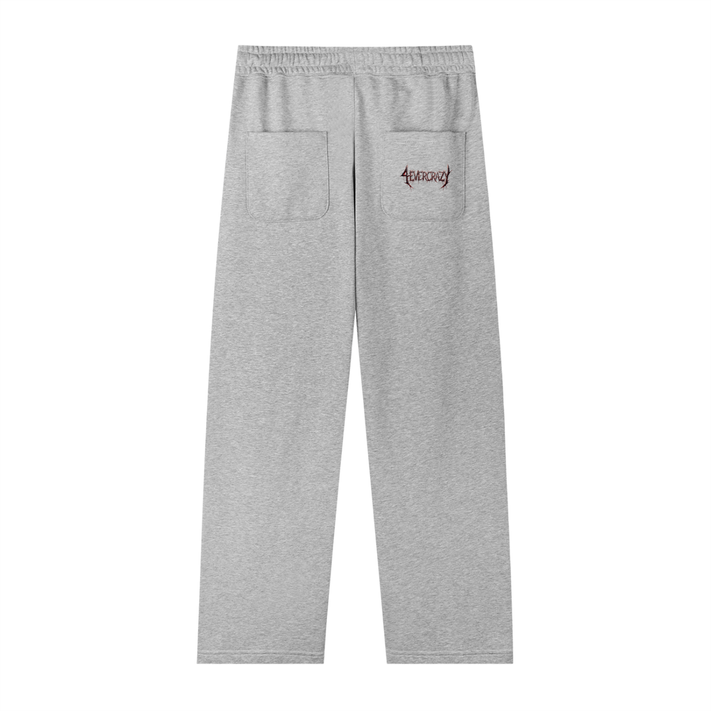 4EVERCRAZY Essential Straight-Leg Sweatpants