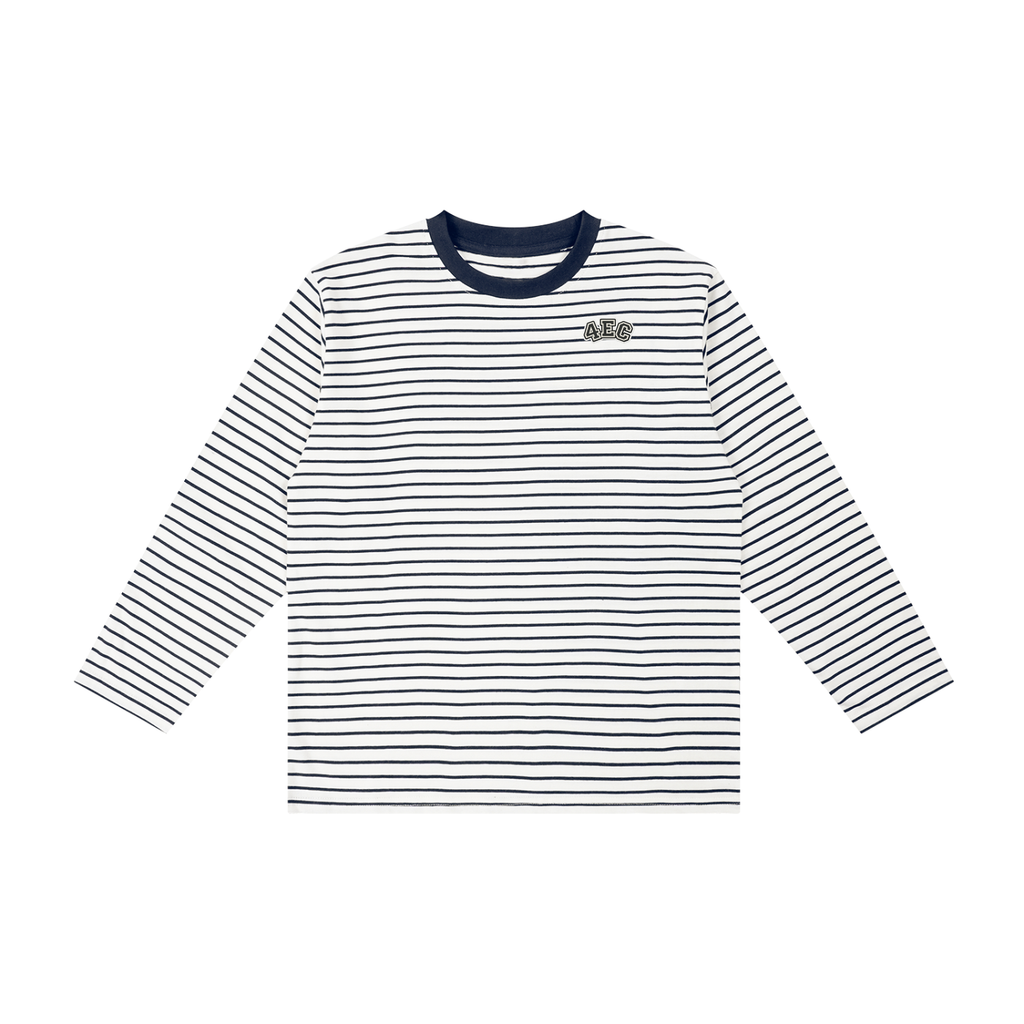 4EC School Kid Striped Long Sleeve T-Shirt