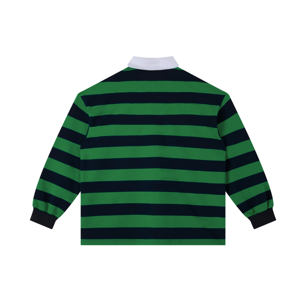 4EVERCRAZY Stripe Polo Shirt