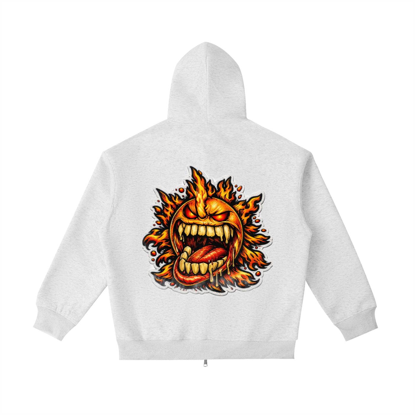 4EVERCRAZY Essential Heavyweight Pocket Zip-Up Hoodie
