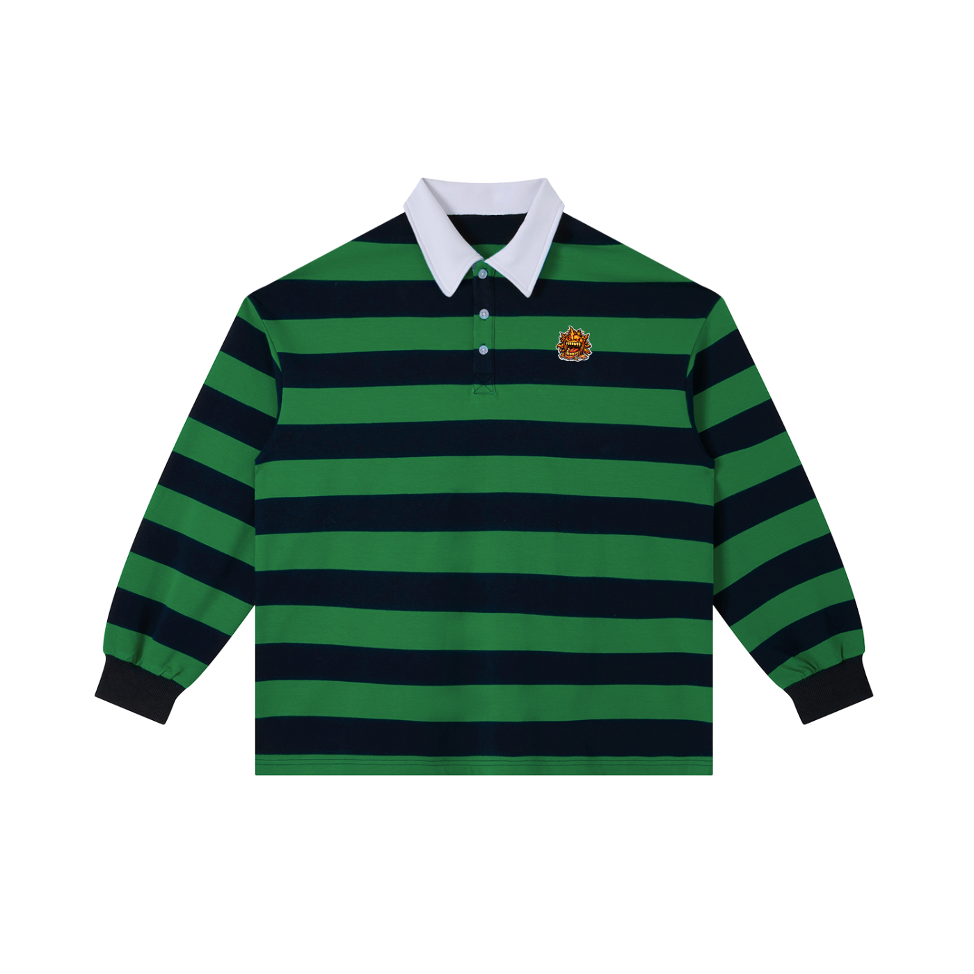 4EVERCRAZY Stripe Polo Shirt