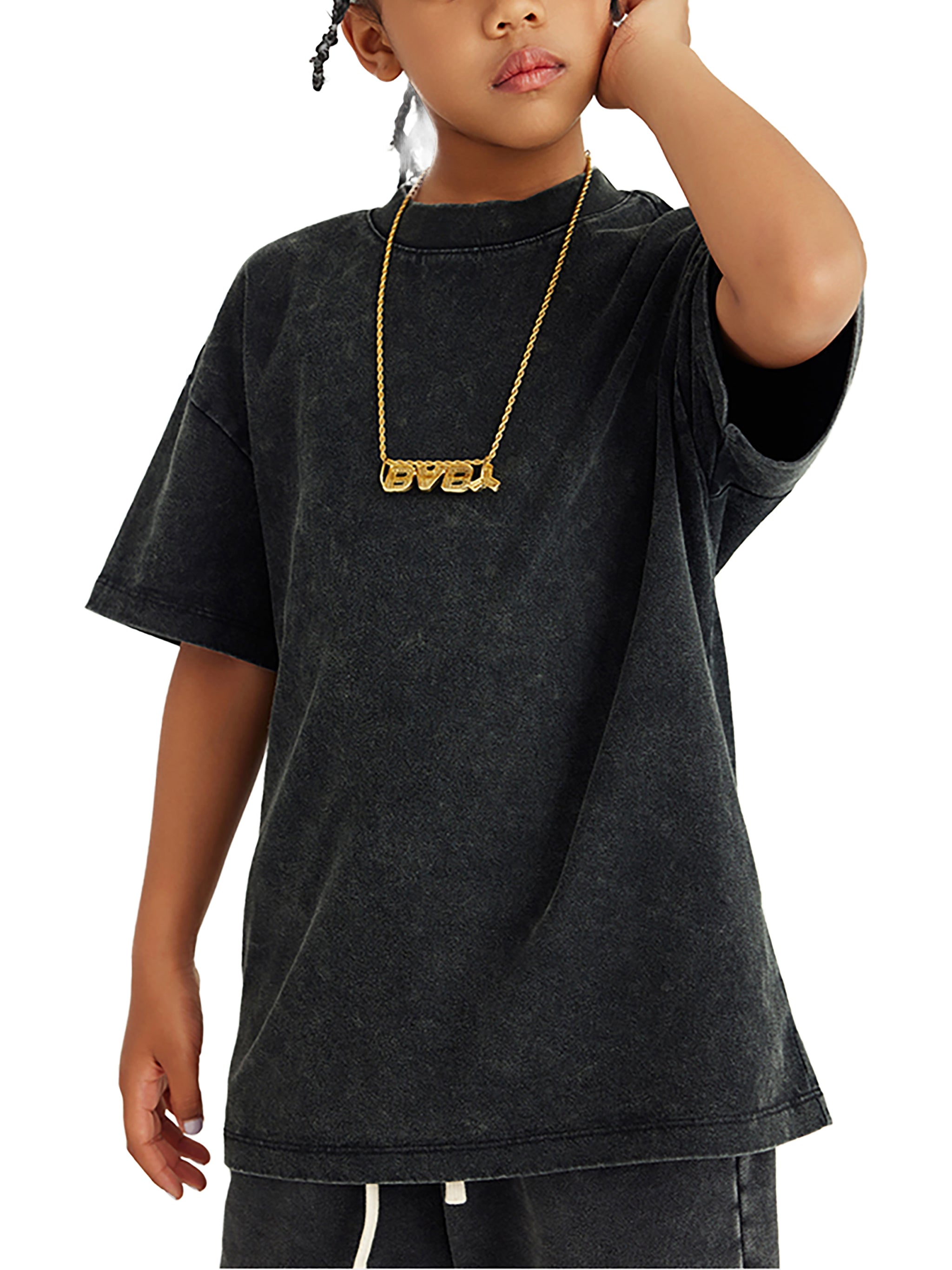 Still A Kid @ Heart Snow Washed Kids' T-Shirt