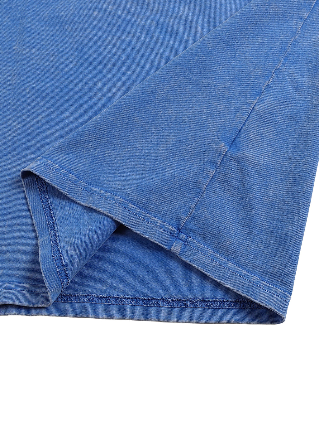 4EVERCRAZY Snow Washed Oversized Cotton T-Shirt