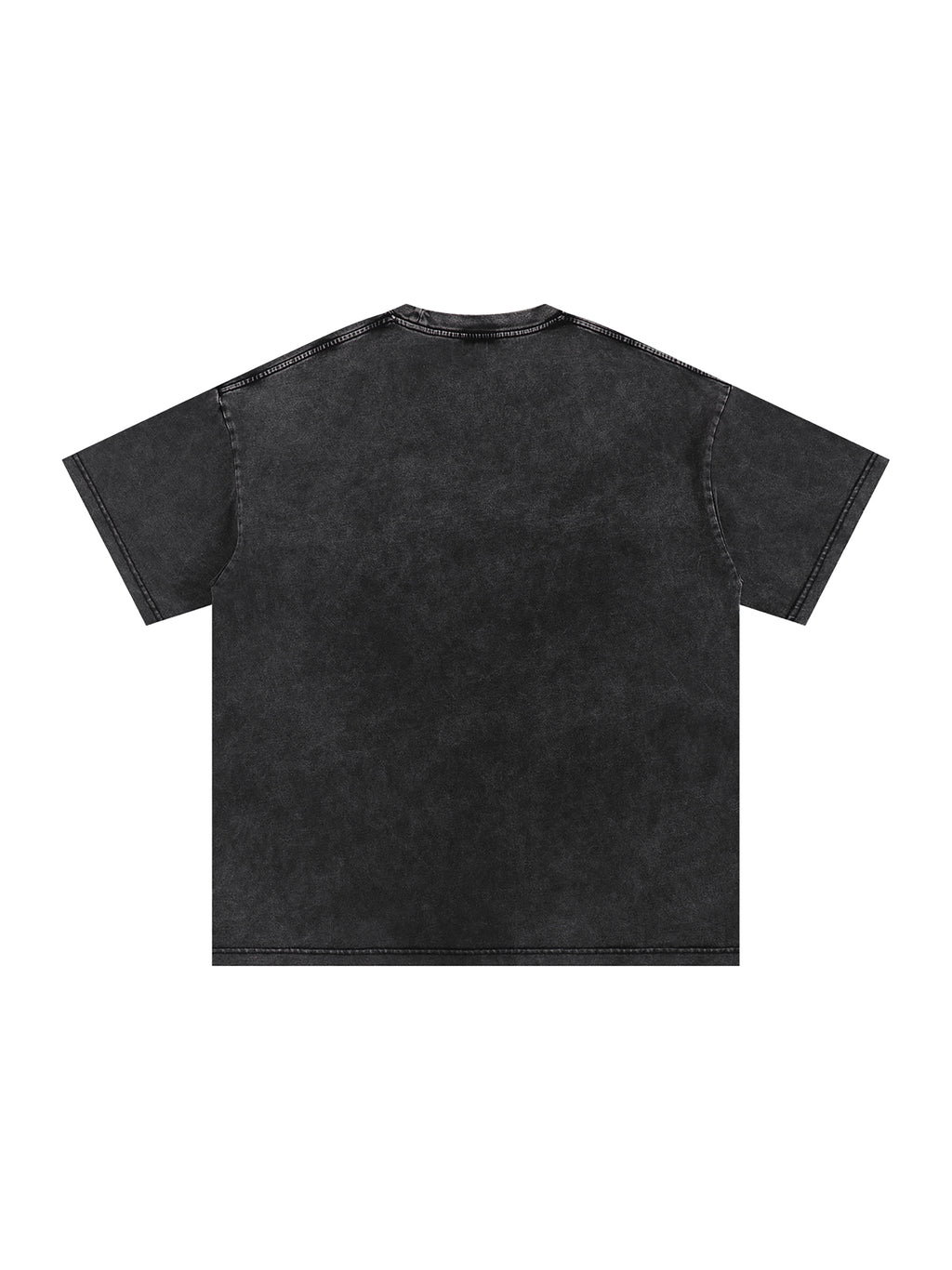 4EVERCRAZY Snow Washed Oversized Cotton T-Shirt