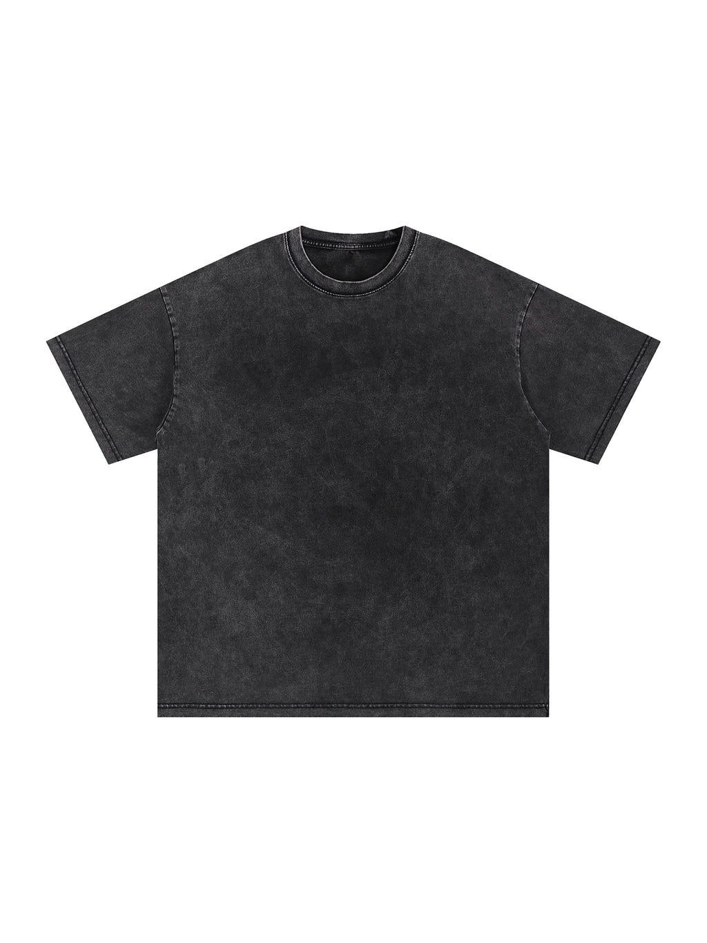 4EVERCRAZY Snow Washed Oversized Cotton T-Shirt