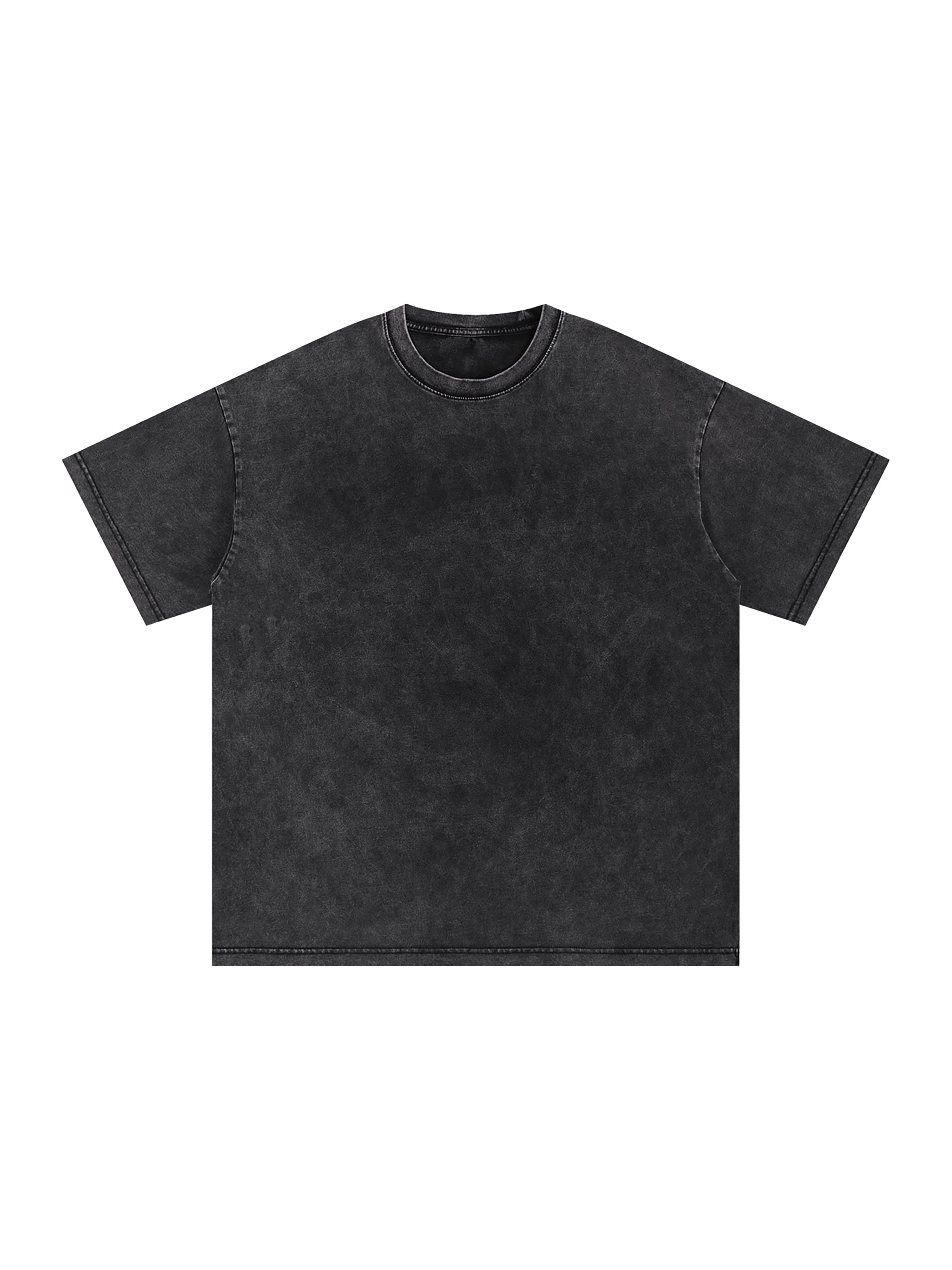 4EVERCRAZY Snow Washed Oversized Cotton T-Shirt
