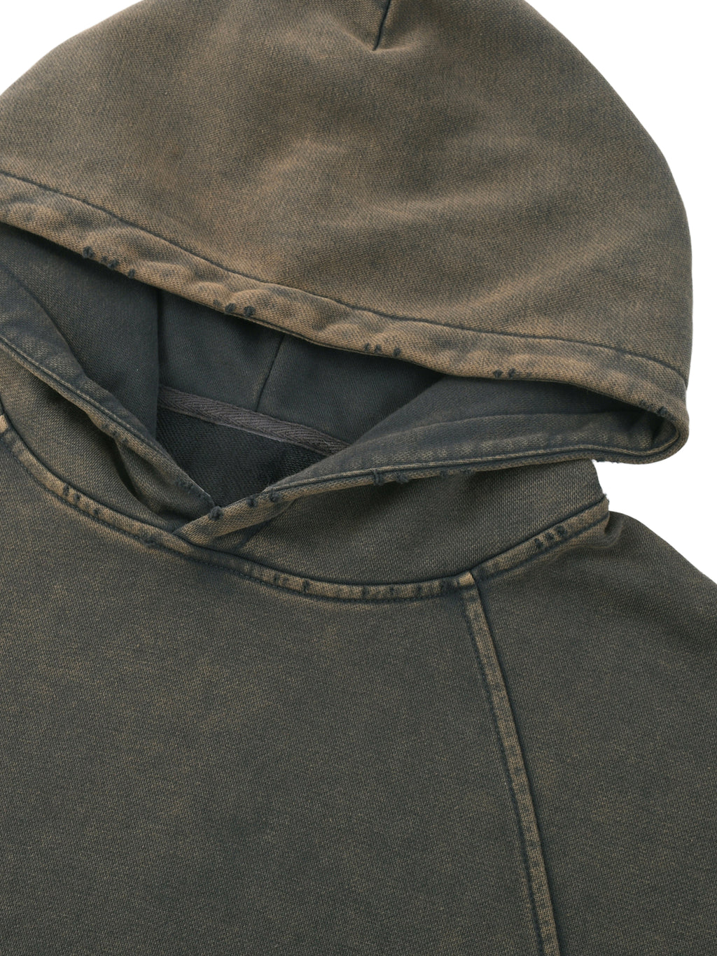 4EVERCRAZY Vintage Washed Cropped Hoodie