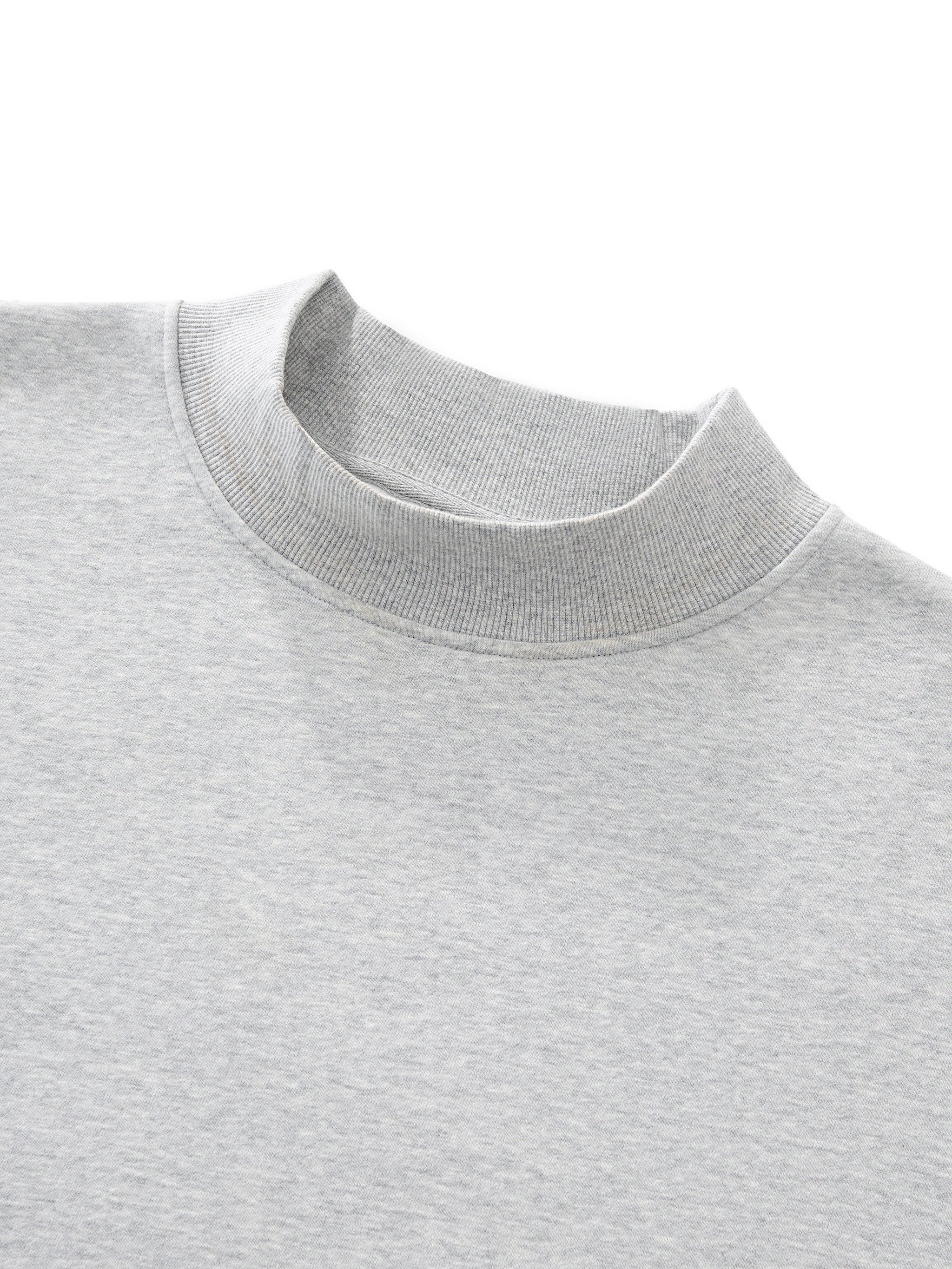 WILDCHILD Essential Fleece Mock-Neck Crew Sweatshirt
