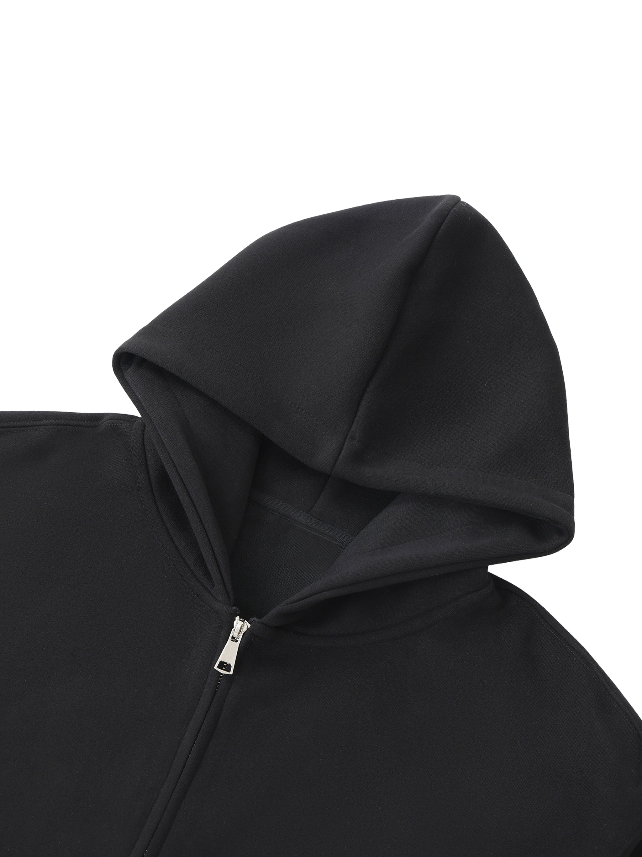 4EVER SKETCH Essential Heavyweight Pocket Zip-Up Hoodie