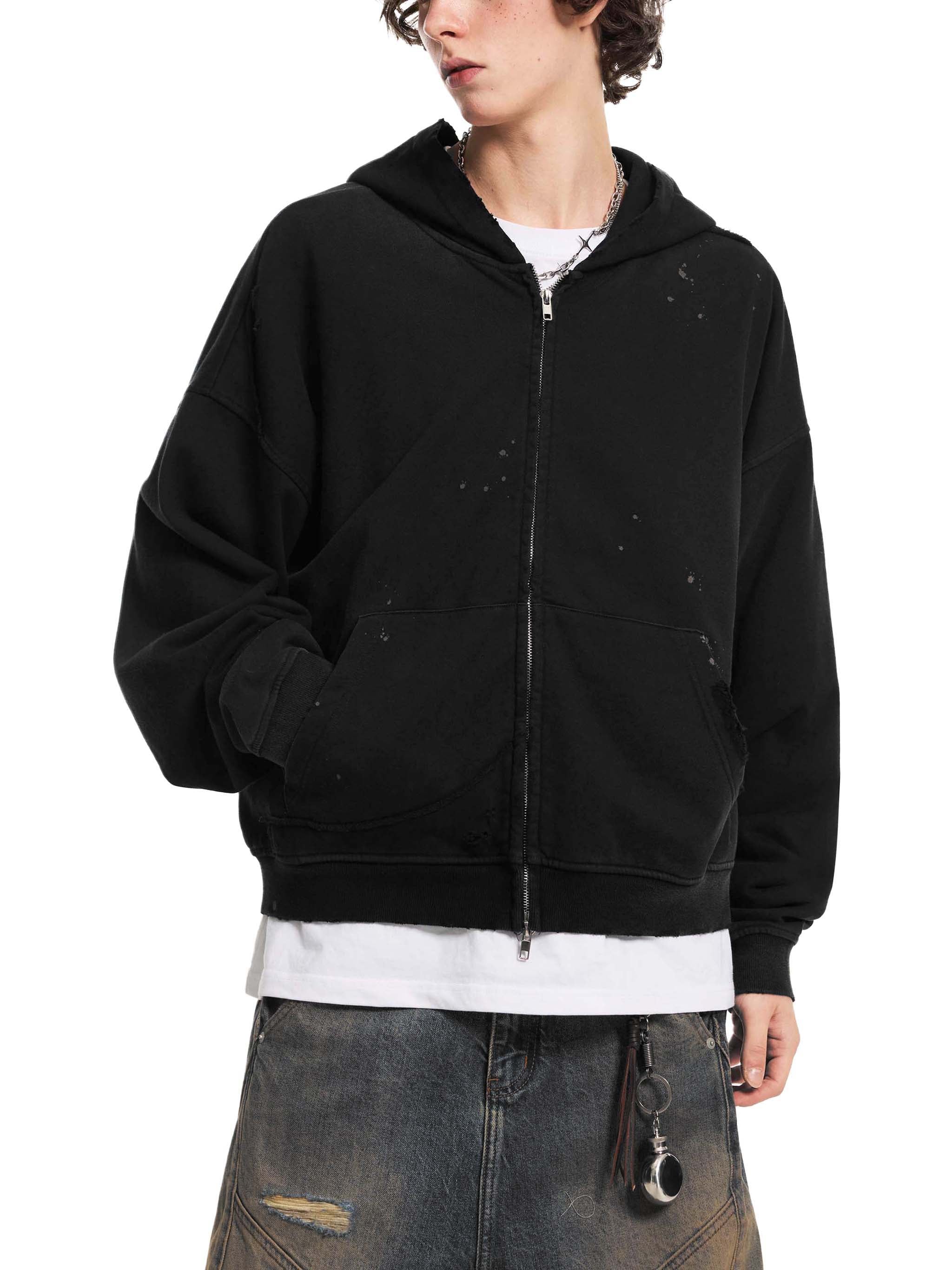 REVAMPED 4EC Sun Fade Fleece Zip Hoodie