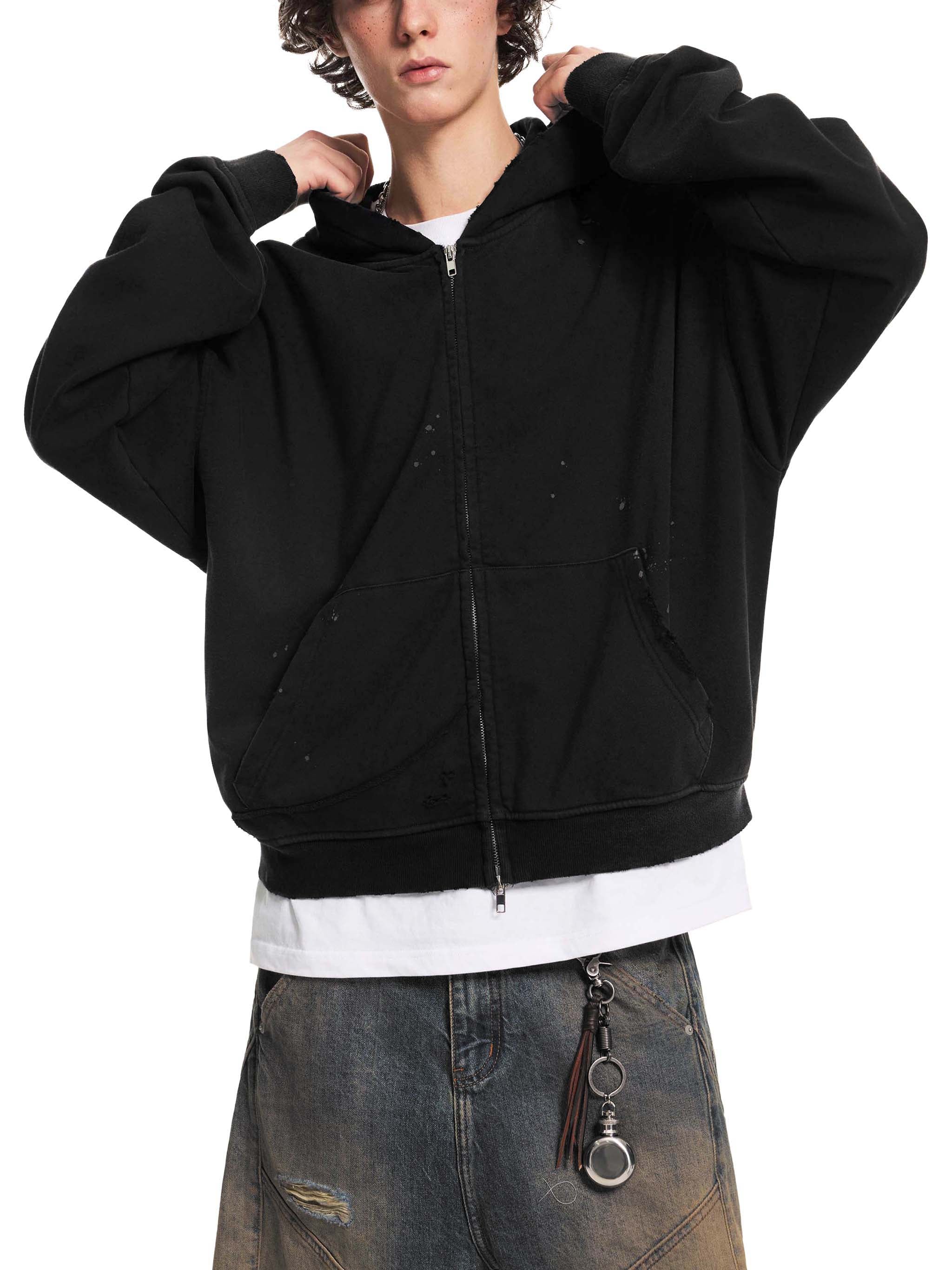 REVAMPED 4EC Sun Fade Fleece Zip Hoodie
