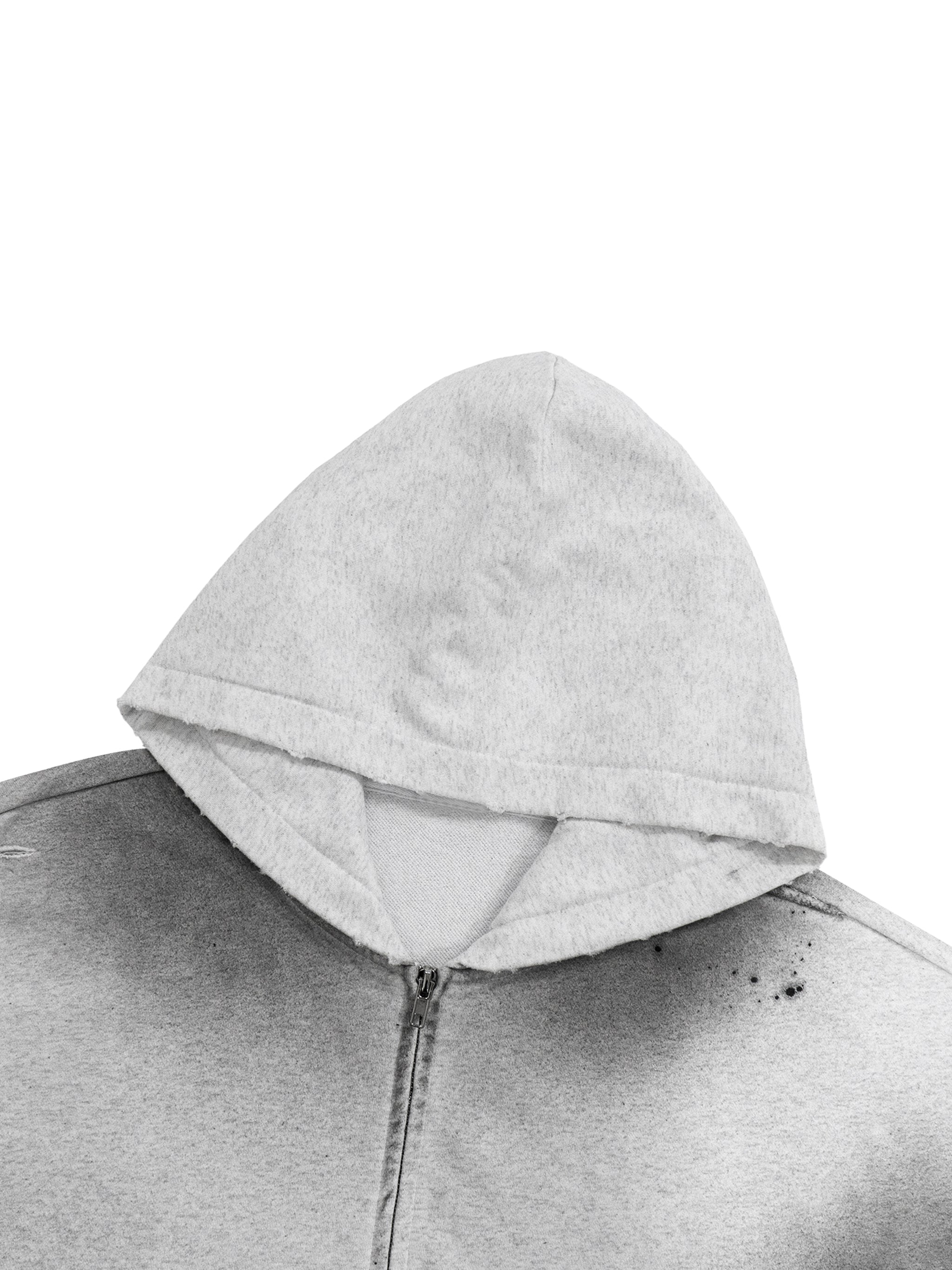 REVAMPED 4EC Sun Fade Fleece Zip Hoodie