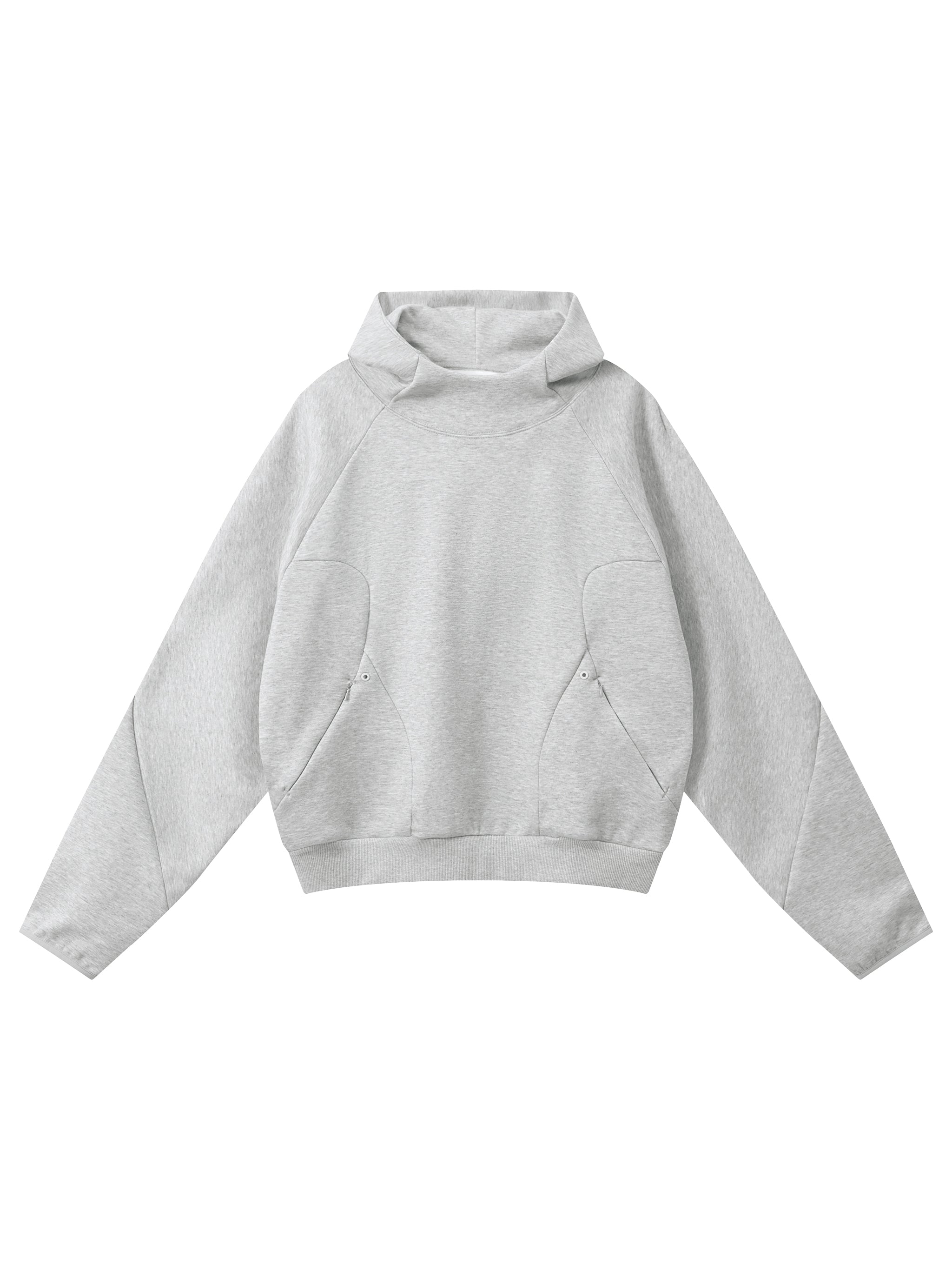 4EVERCRAZY Curved Panel Raglan Hoodie