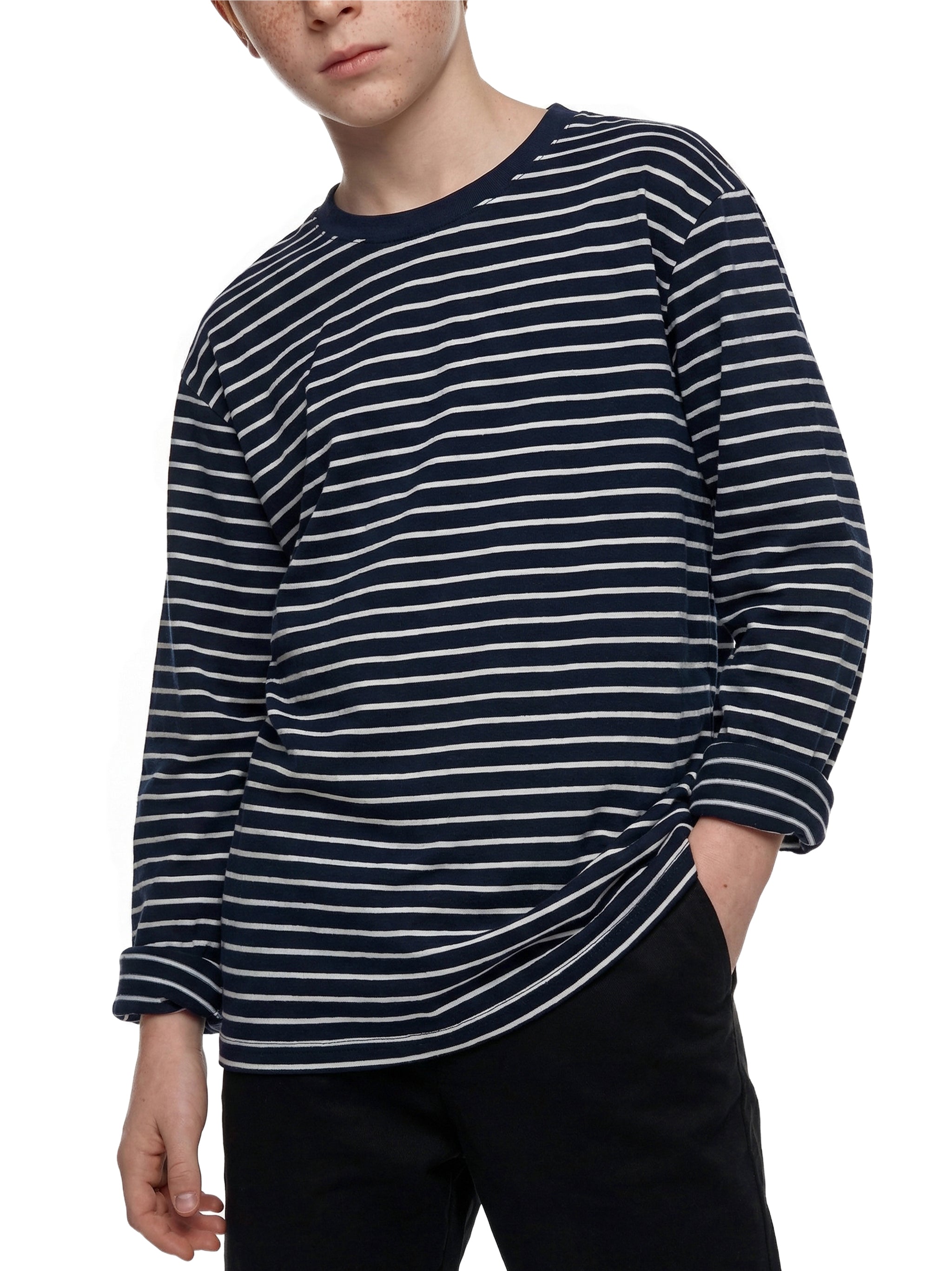 4EC School Kid Striped Long Sleeve T-Shirt