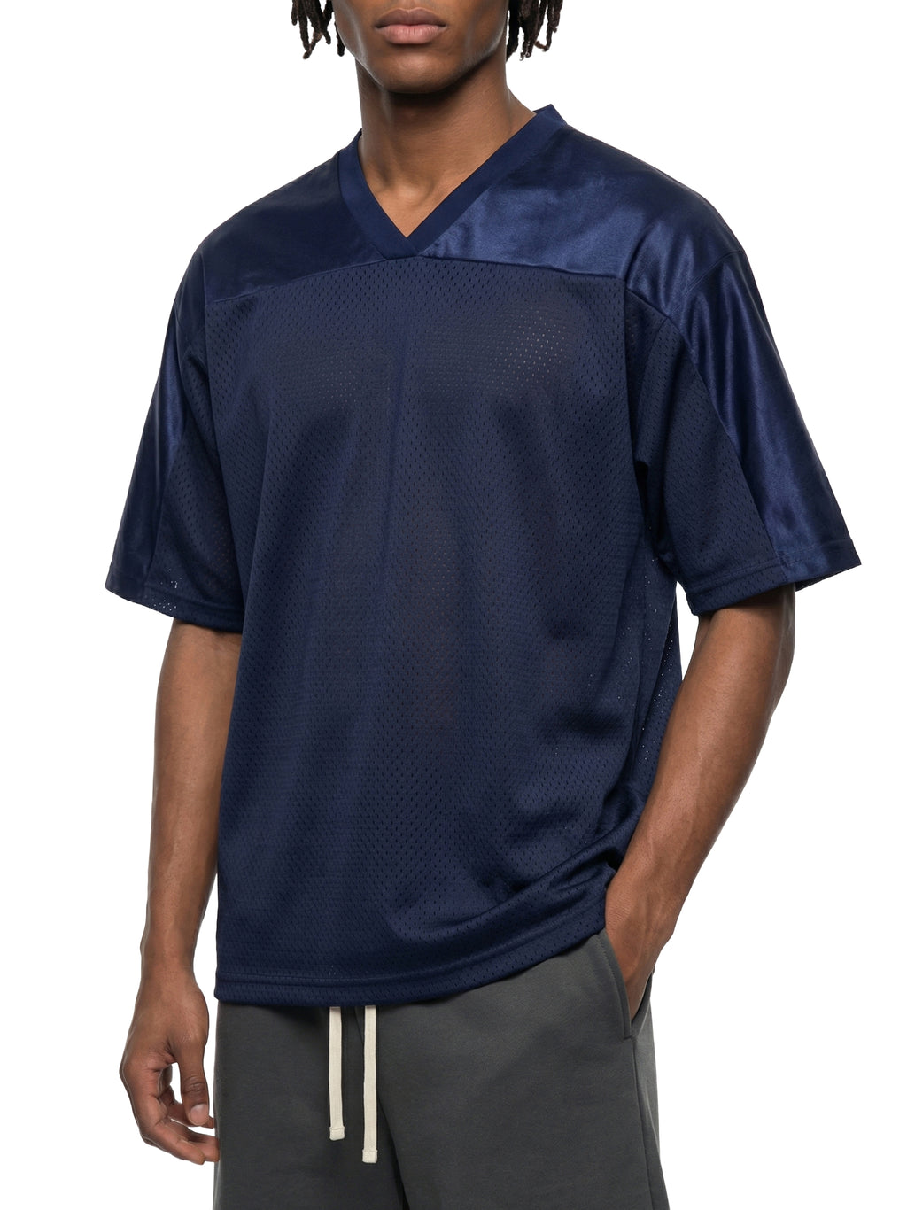 4EC Mesh V-Neck Soccer Jersey