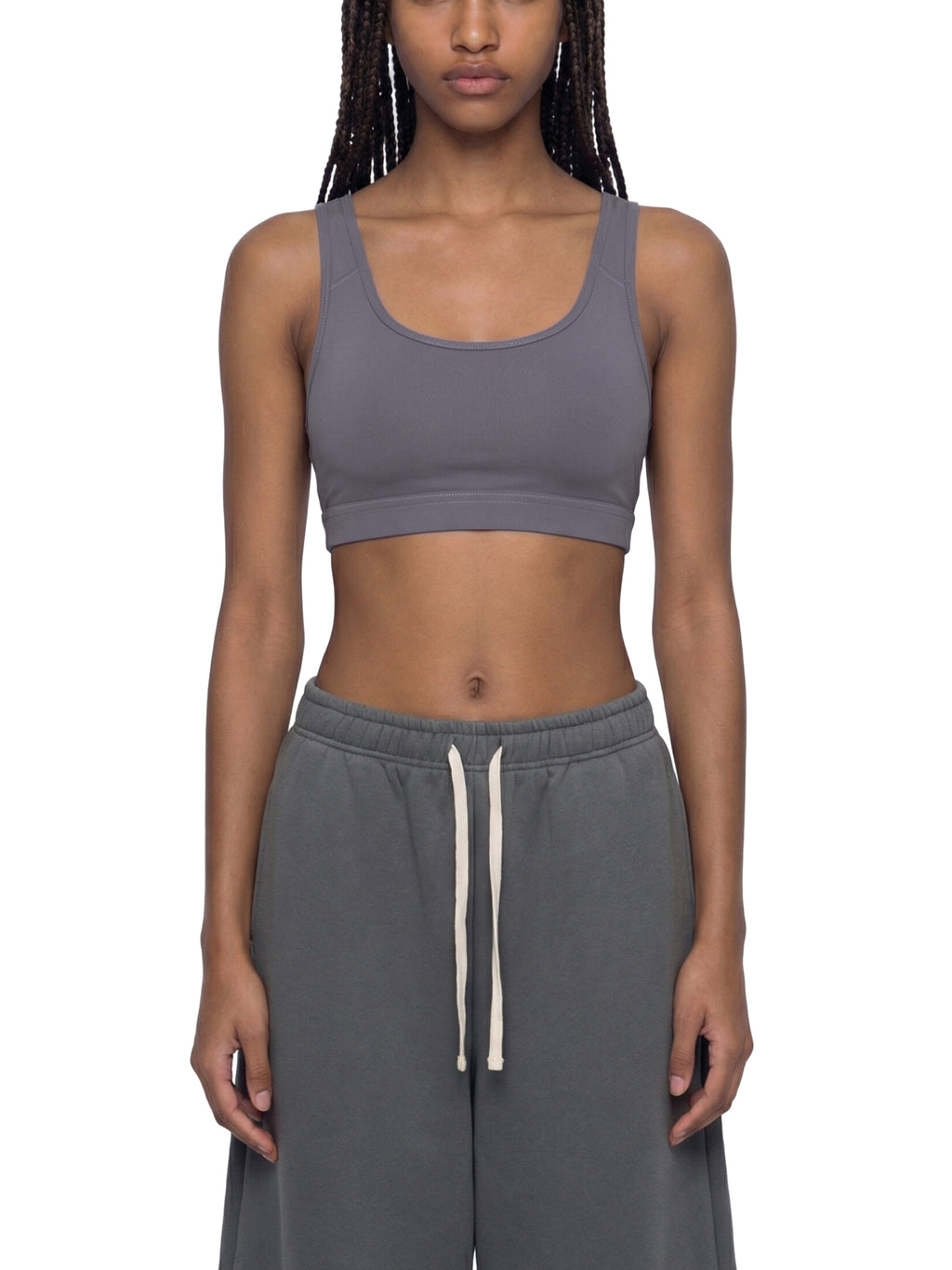 4EVERCRAZY Women's Cropped Sports Bra