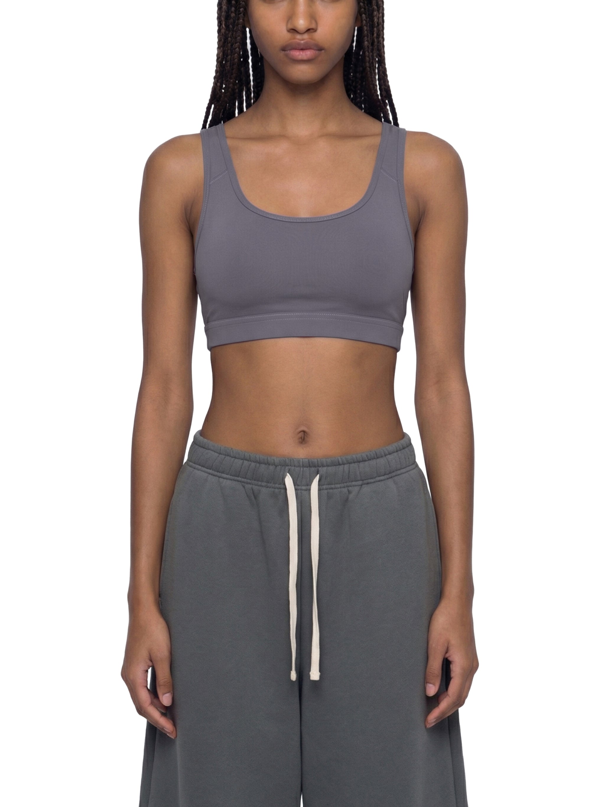 4EVERCRAZY Women's Cropped Sports Bra
